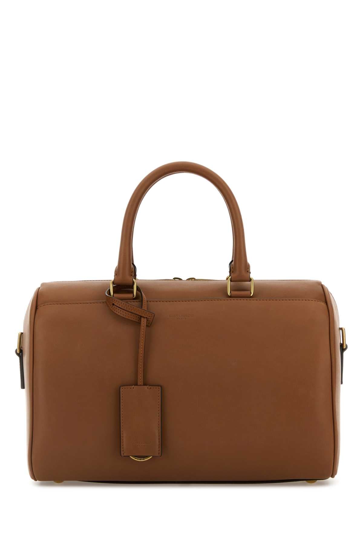 Saint Laurent Women Caramel Leather Handbag SAINT LAURENT