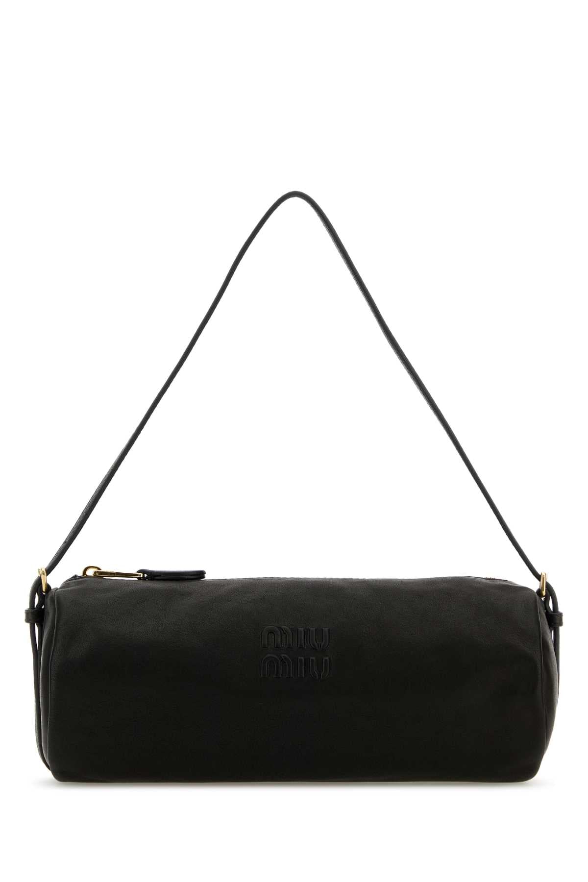 Miu Miu Women Black Nappa Leather Shoulder Bag MIU MIU