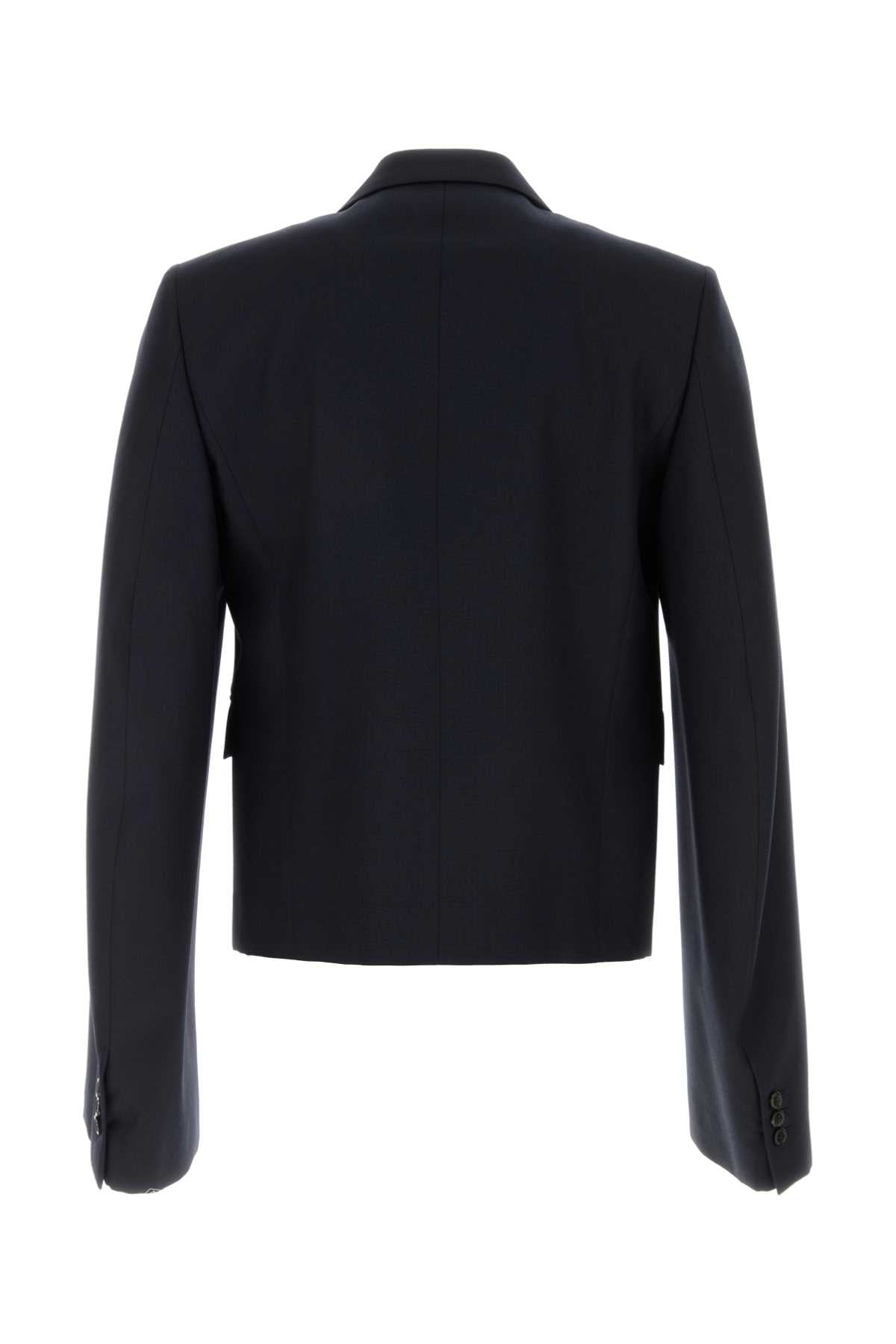 Loewe Men Midnight Blue Wool Blazer LOEWE