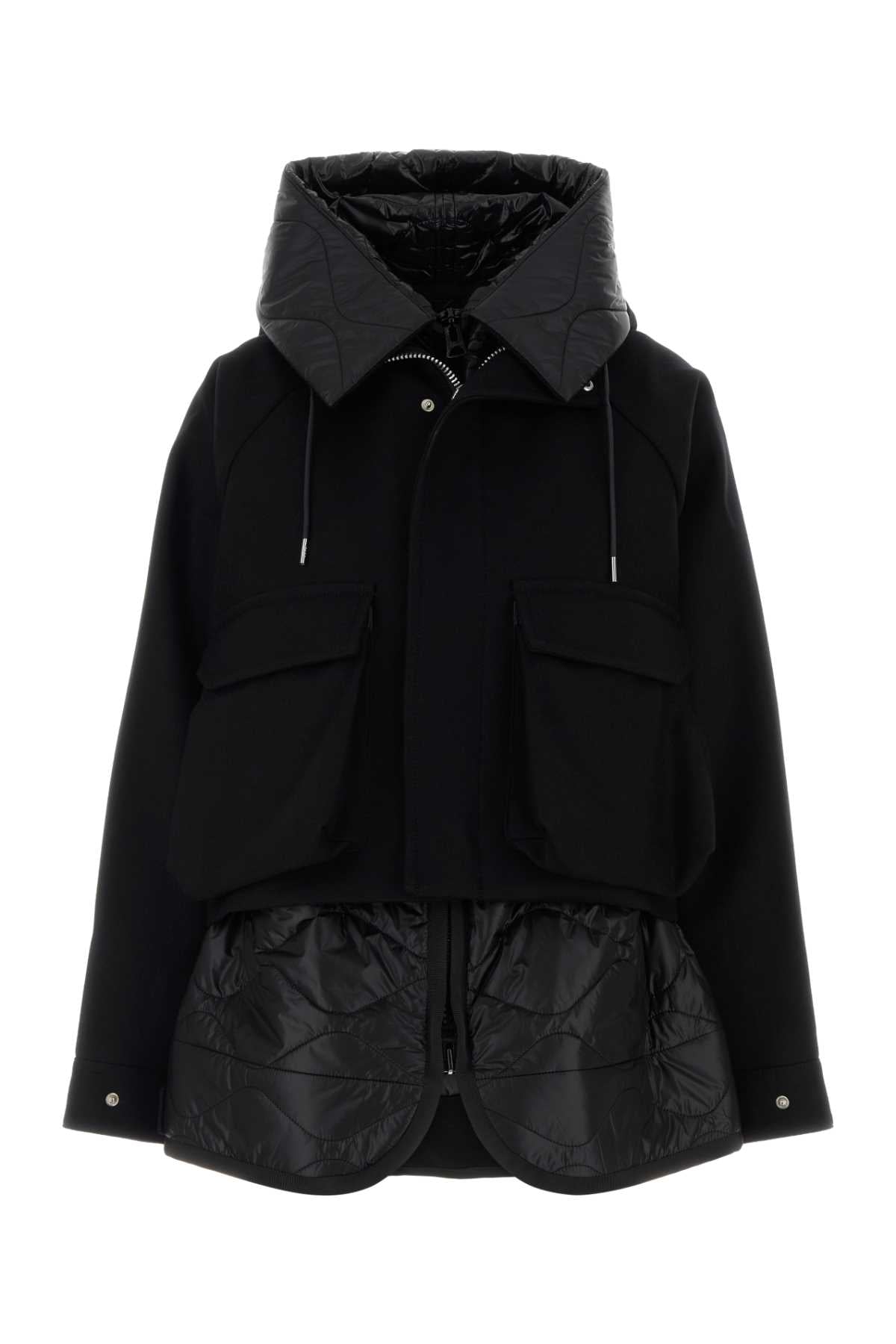 Sacai Women Black Nylon Jacket SACAI