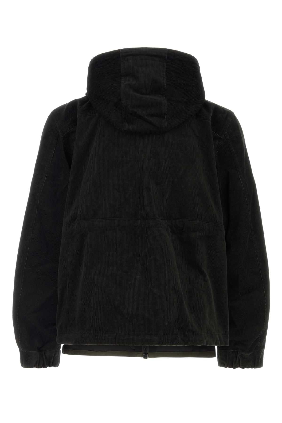 Sacai Men Black Corduroy Jacket SACAI