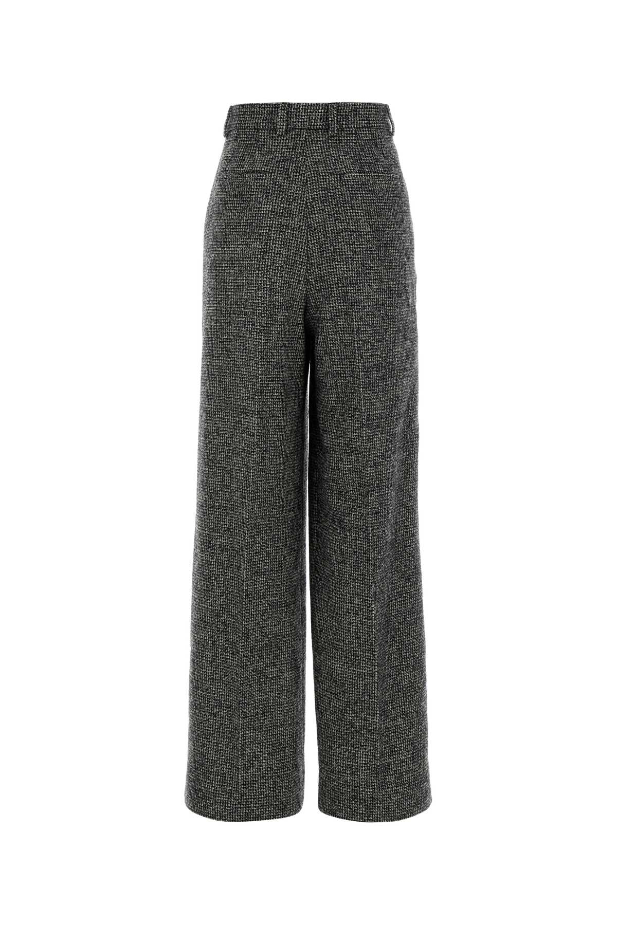 Dolce & Gabbana Women Embroidered Stretch Wool Blend Pant DOLCE & GABBANA