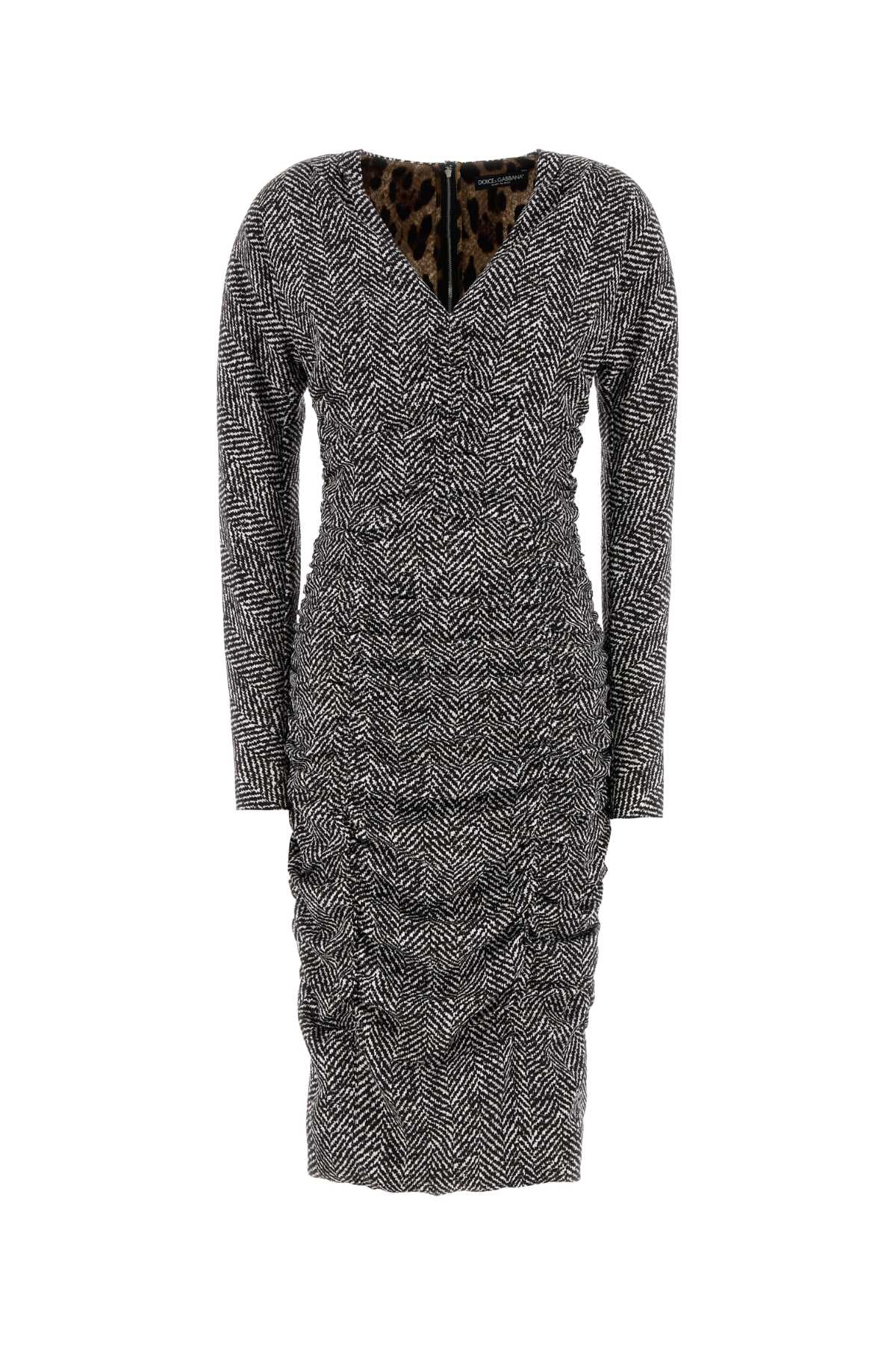 Dolce & Gabbana Women Printed Cady Dress DOLCE & GABBANA