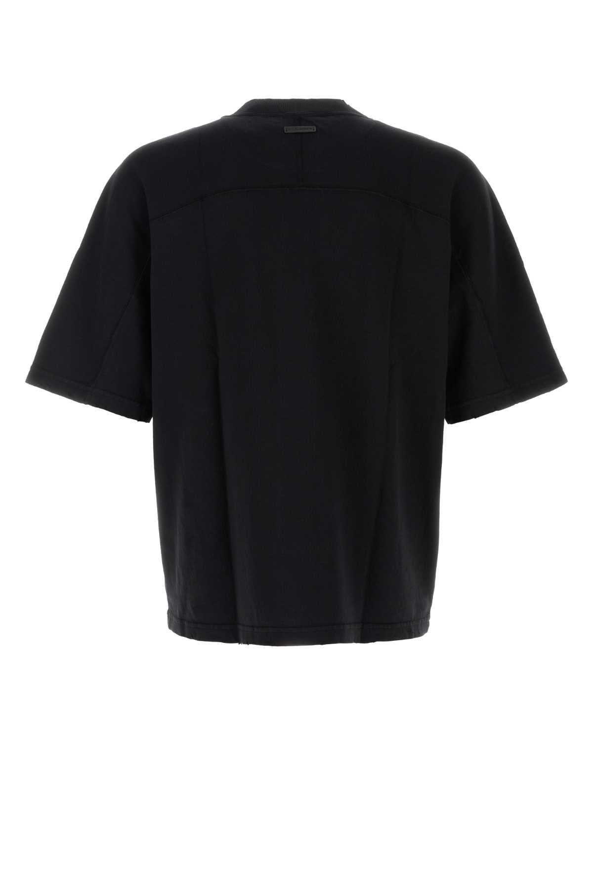 Dolce & Gabbana Men Black Cotton T-Shirt DOLCE & GABBANA