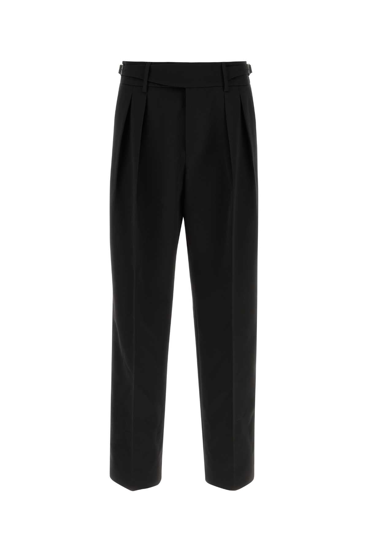 Dolce & Gabbana Men Black Wool Pant DOLCE & GABBANA