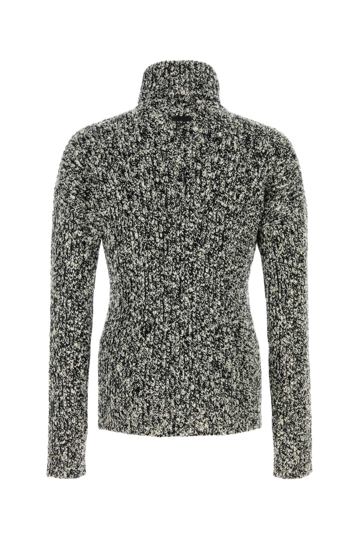 Dolce & Gabbana Men Two-Tone Wool Blend Sweater DOLCE & GABBANA