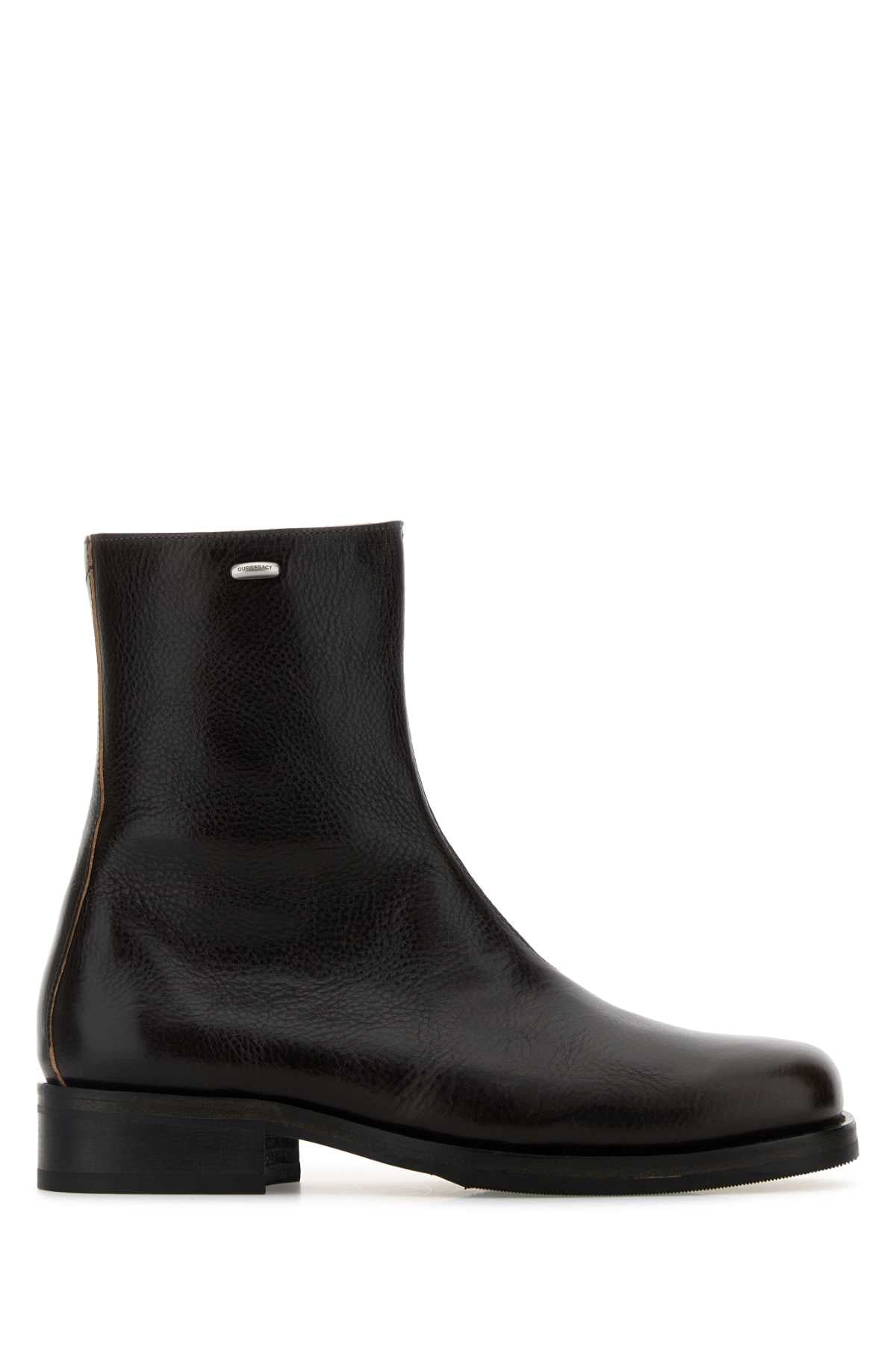 Our Legacy Unisex Dark Brown Leather Camion Boots OUR LEGACY