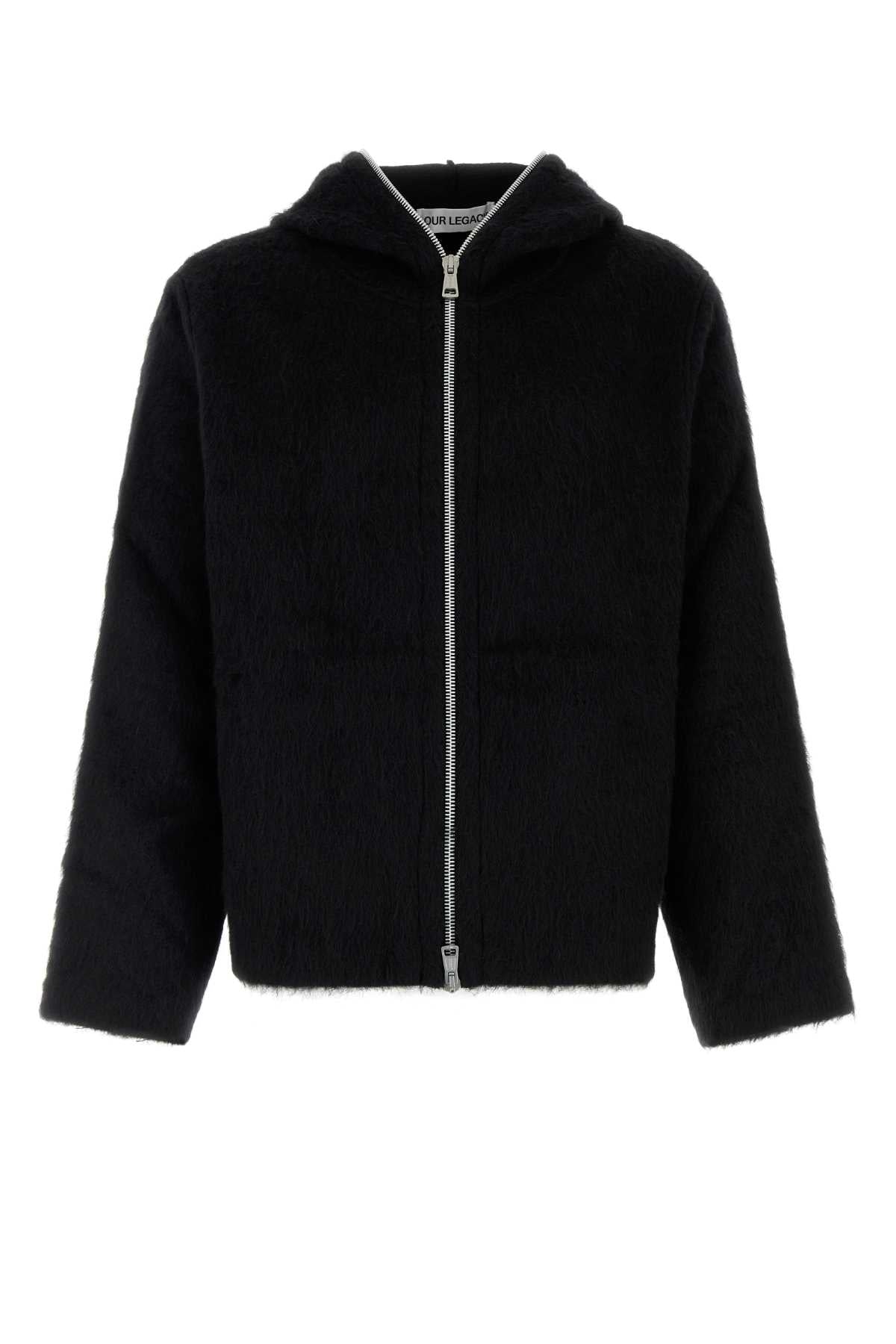 Our Legacy Men Black Wool Blend Sweatshirt OUR LEGACY