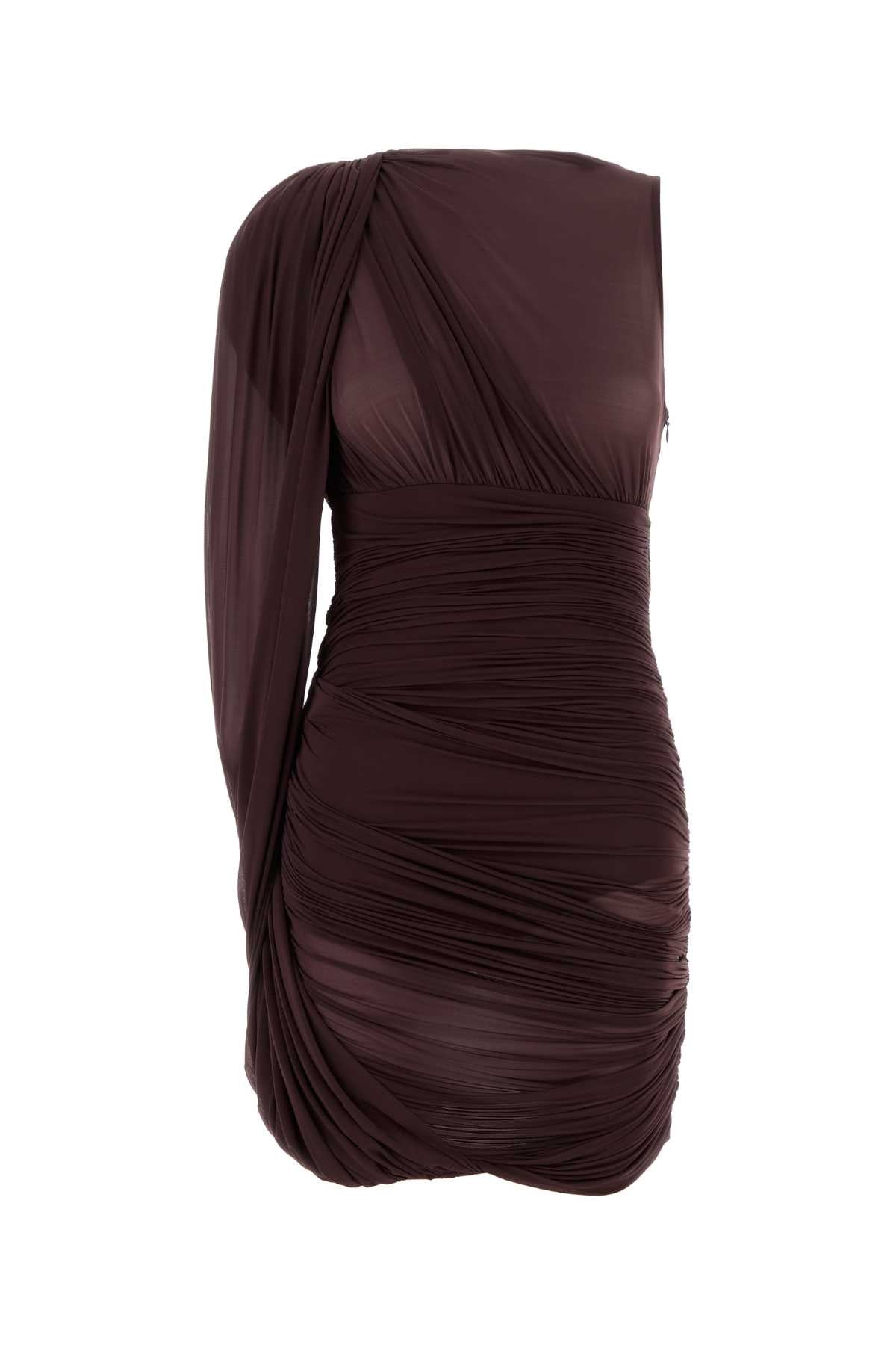 Magda Butrym Women Grape Stretch Tulle Dress MAGDA BUTRYM