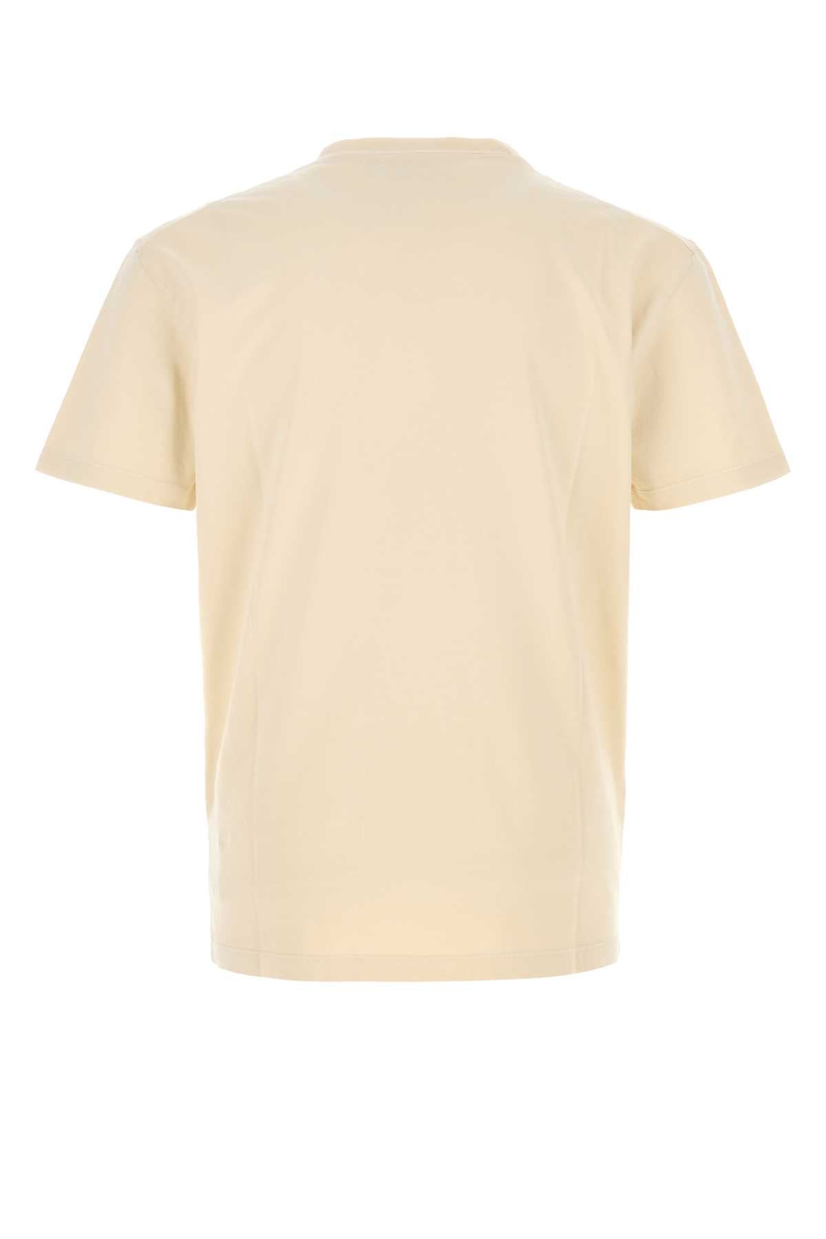 Dsquared Men Beige Cotton T-Shirt DSQUARED2
