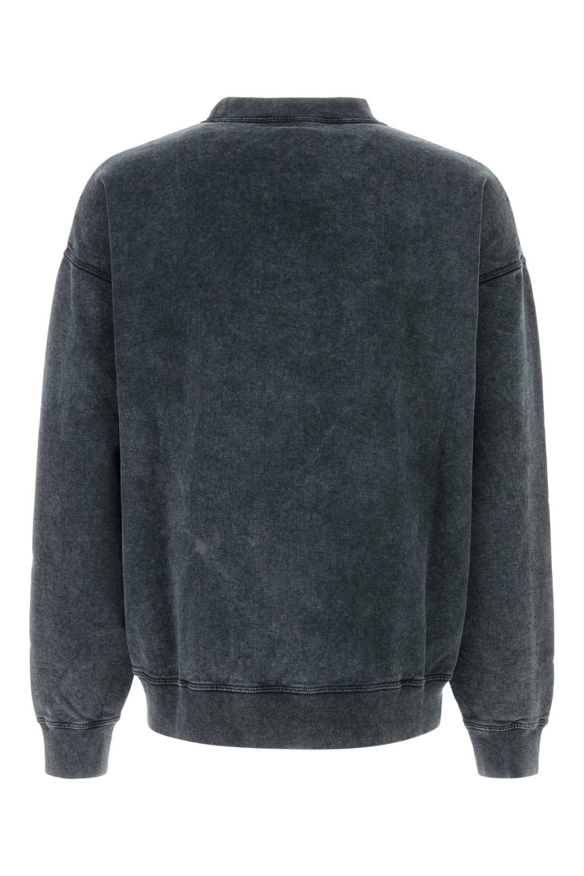 Dsquared Men Graphite Cotton Sweatshirt DSQUARED2