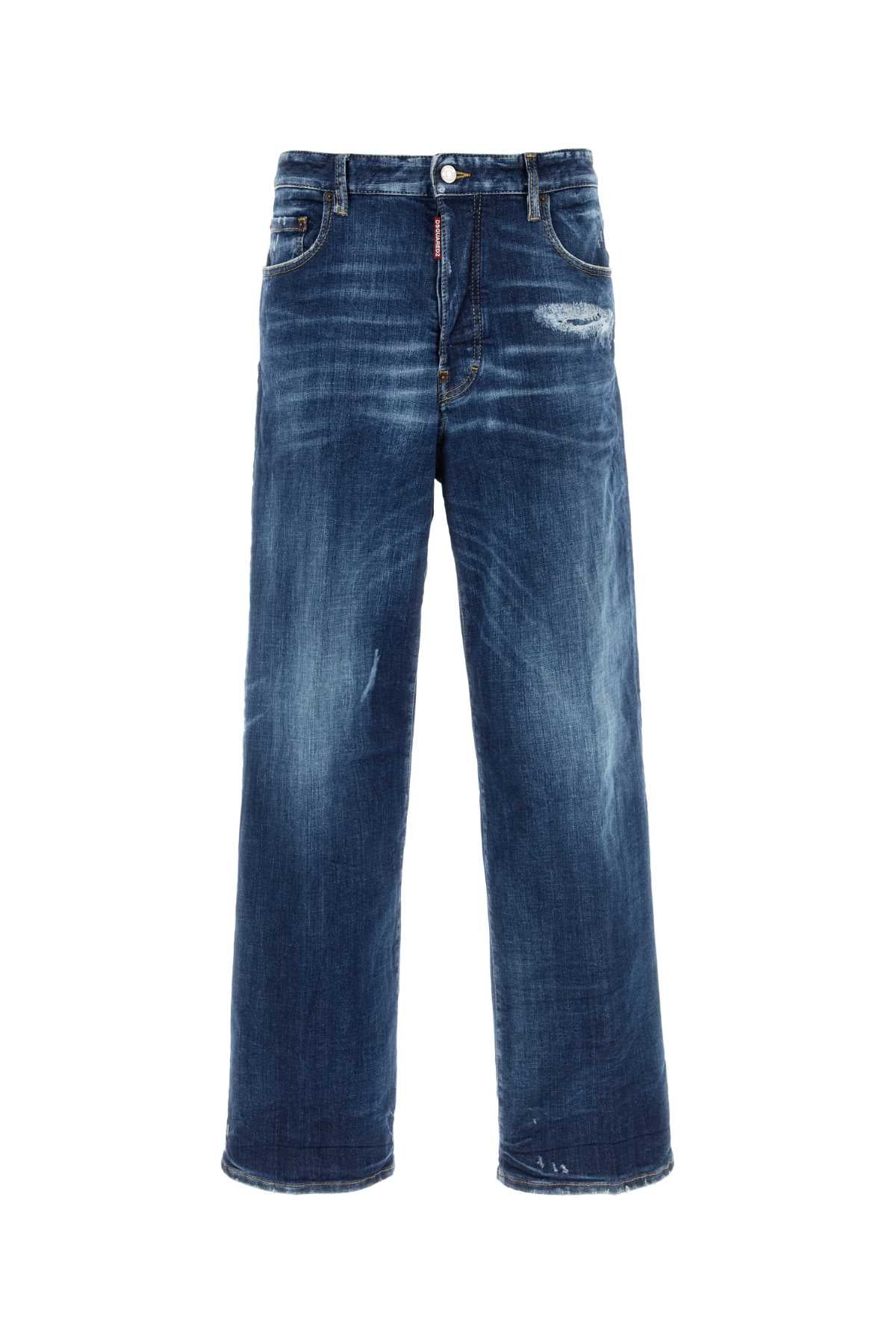 Dsquared Men Stretch Denim Loose Jeans DSQUARED2