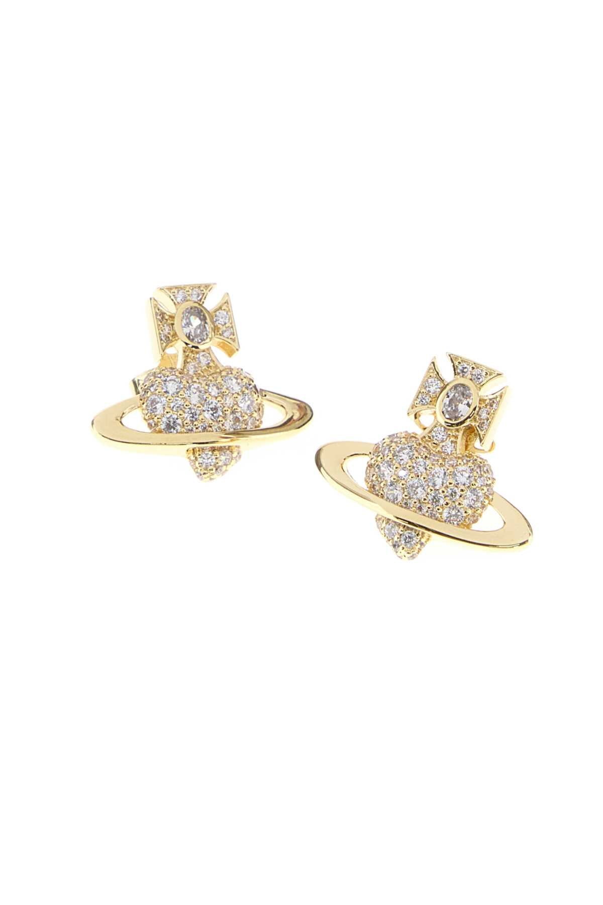 Vivienne Westwood Women Embellished Metal Agnatha Earrings VIVIENNE WESTWOOD