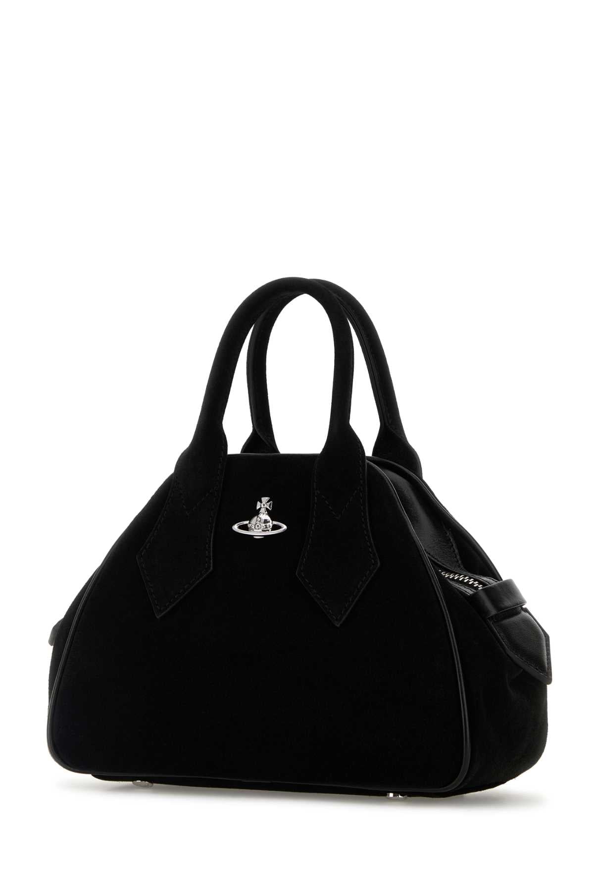 Vivienne Westwood Women Black Suede Small Yasmine Handbag VIVIENNE WESTWOOD