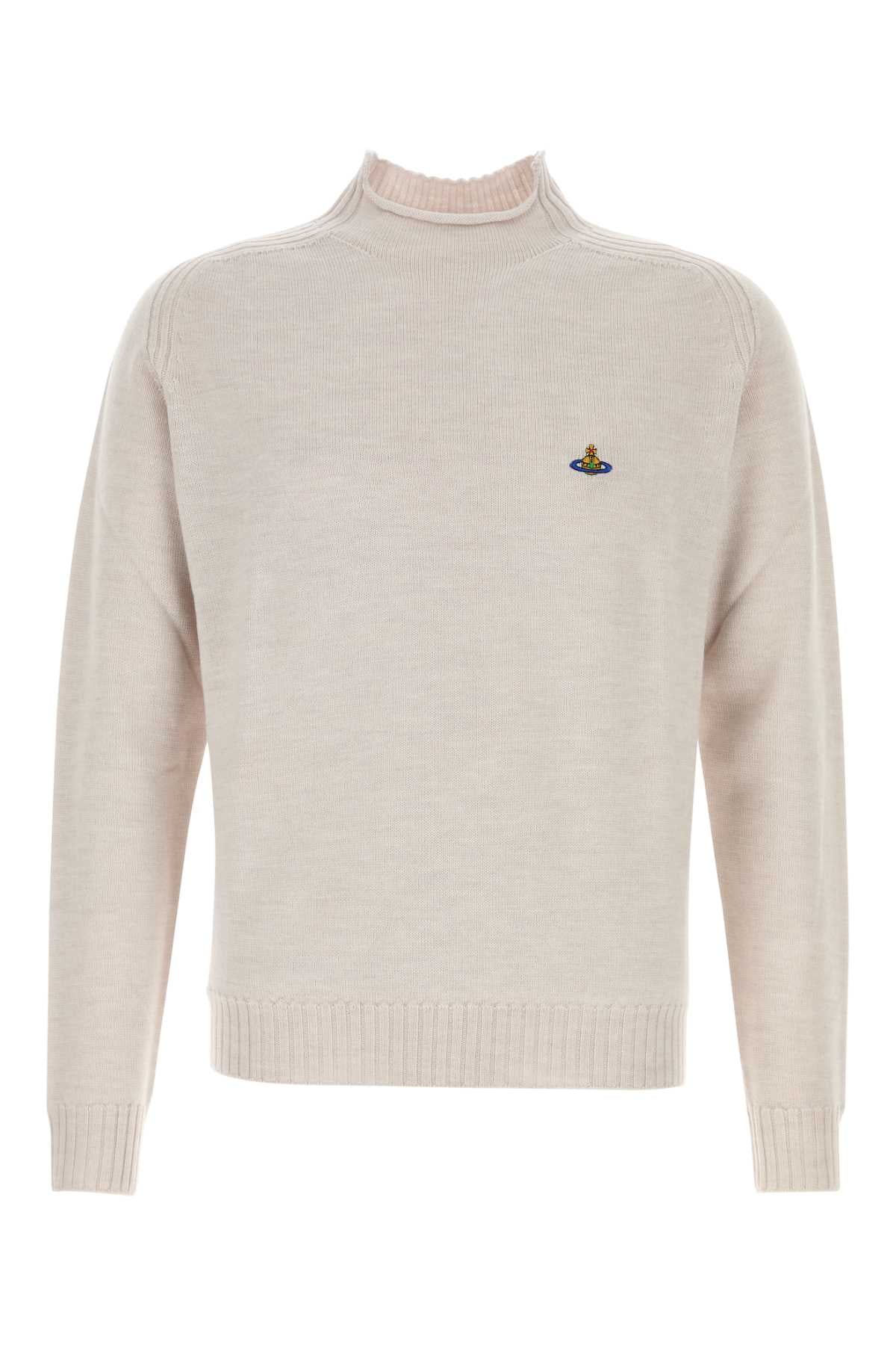 Vivienne Westwood Men Sand Wool Fisherman Sweater VIVIENNE WESTWOOD