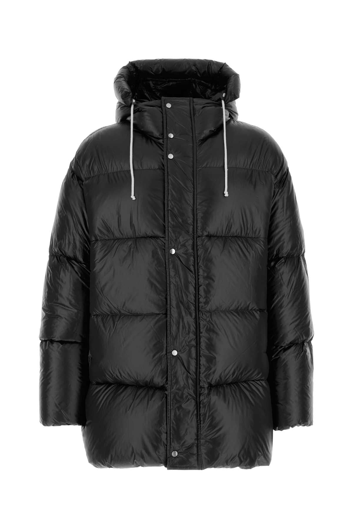 Jil Sander Men Black Nylon Down Jacket JIL SANDER