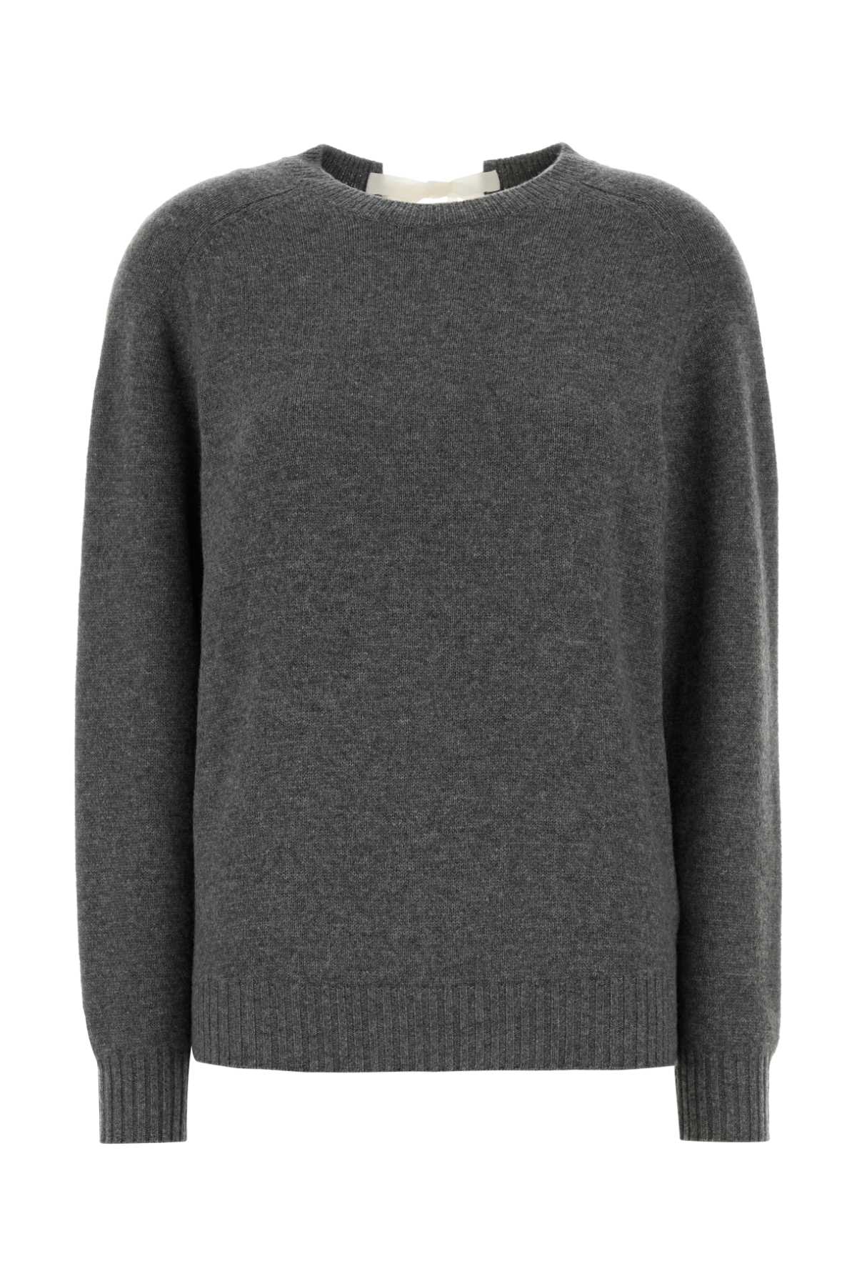 Carven Women Dark Grey Cashmere Sweater CARVEN