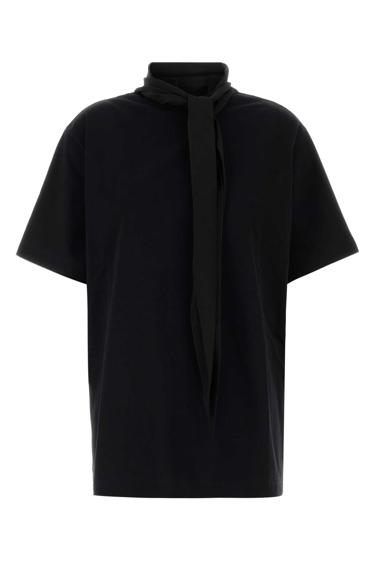 Carven Women Black Cotton Oversize T-Shirt CARVEN