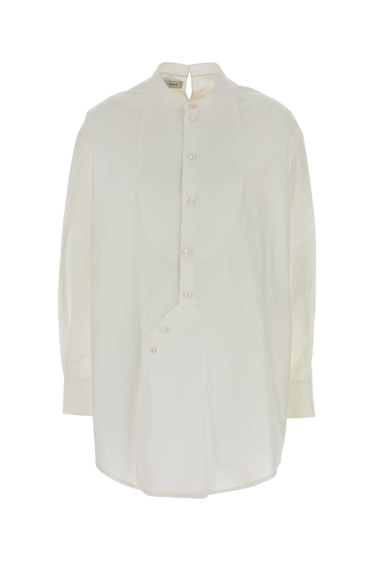Carven Women White Cotton Oversize Shirt CARVEN