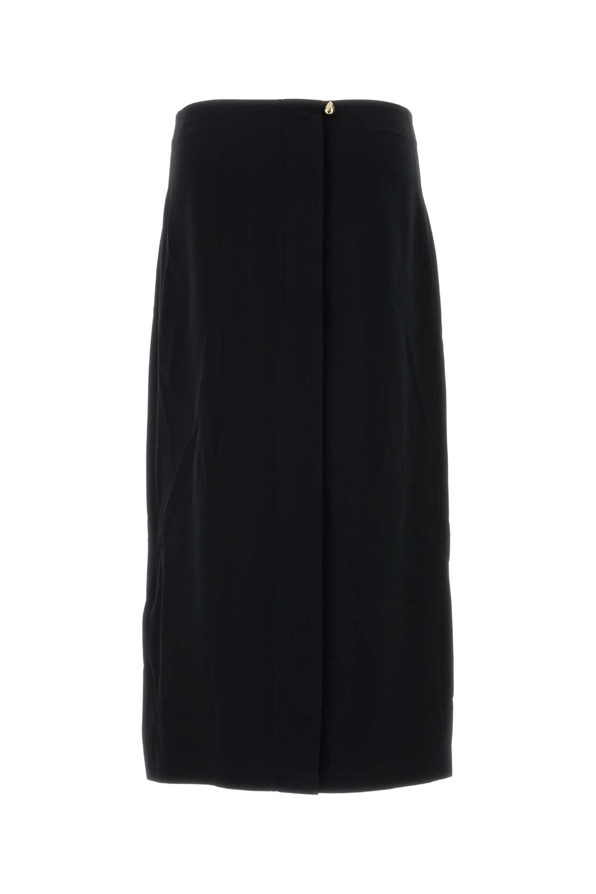 Carven Women Black Crepe Skirt CARVEN
