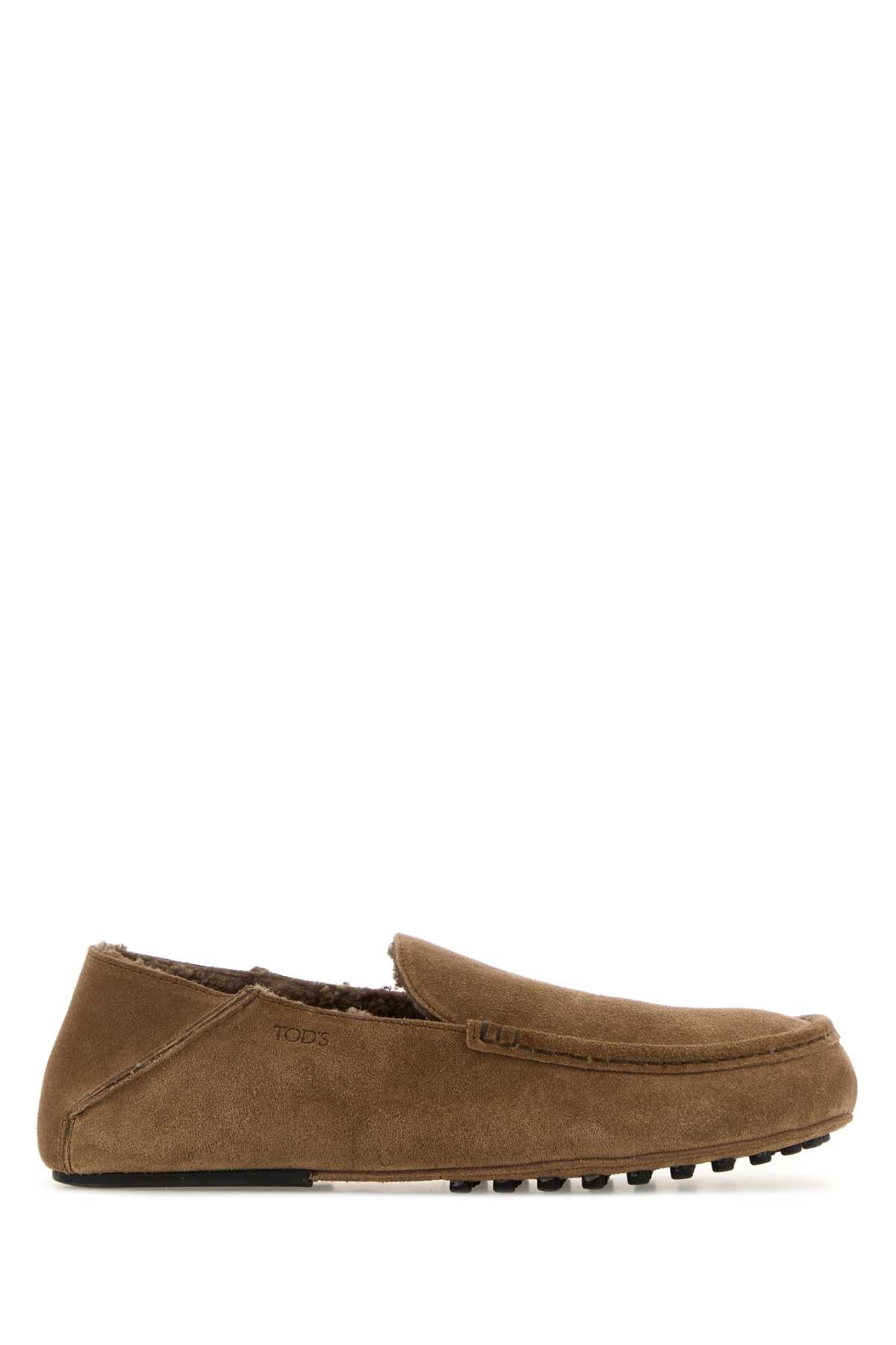 Tod's Men Mud Suede Loafers TOD'S