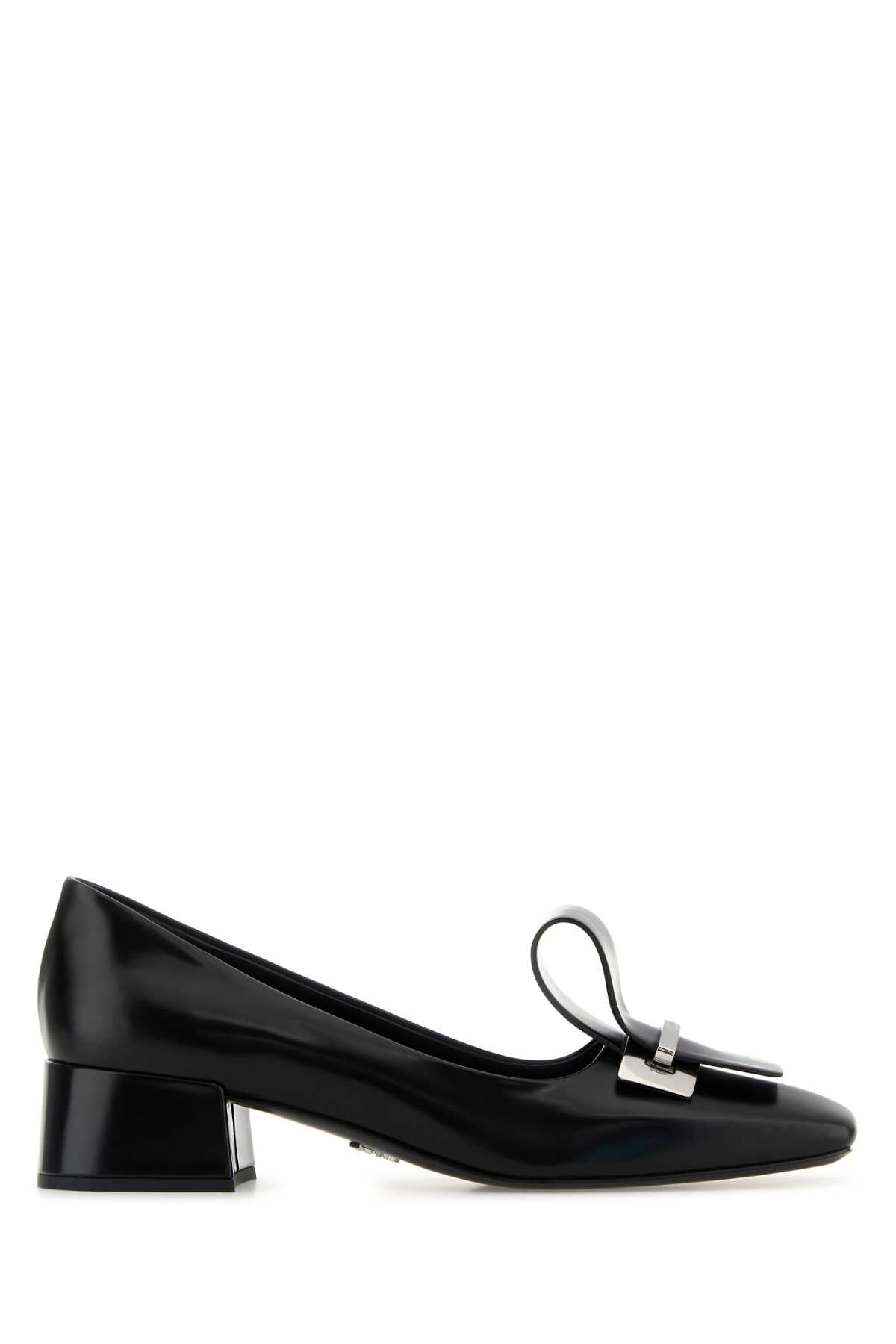 Prada Women Black Leather Pumps PRADA