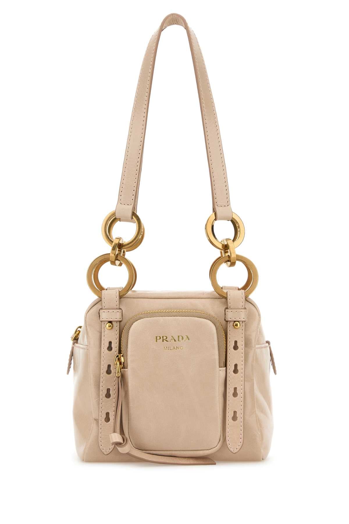 Prada Women Powder Pink Mini Prada Dangle Handbag PRADA