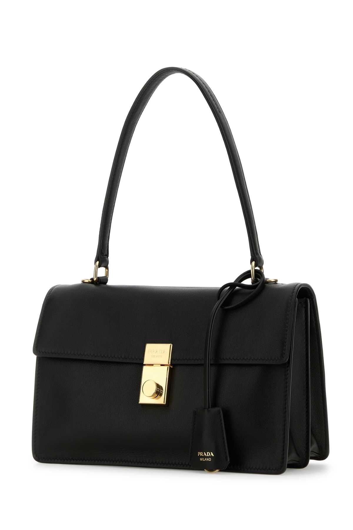 Prada Women Black Leather Handbag PRADA