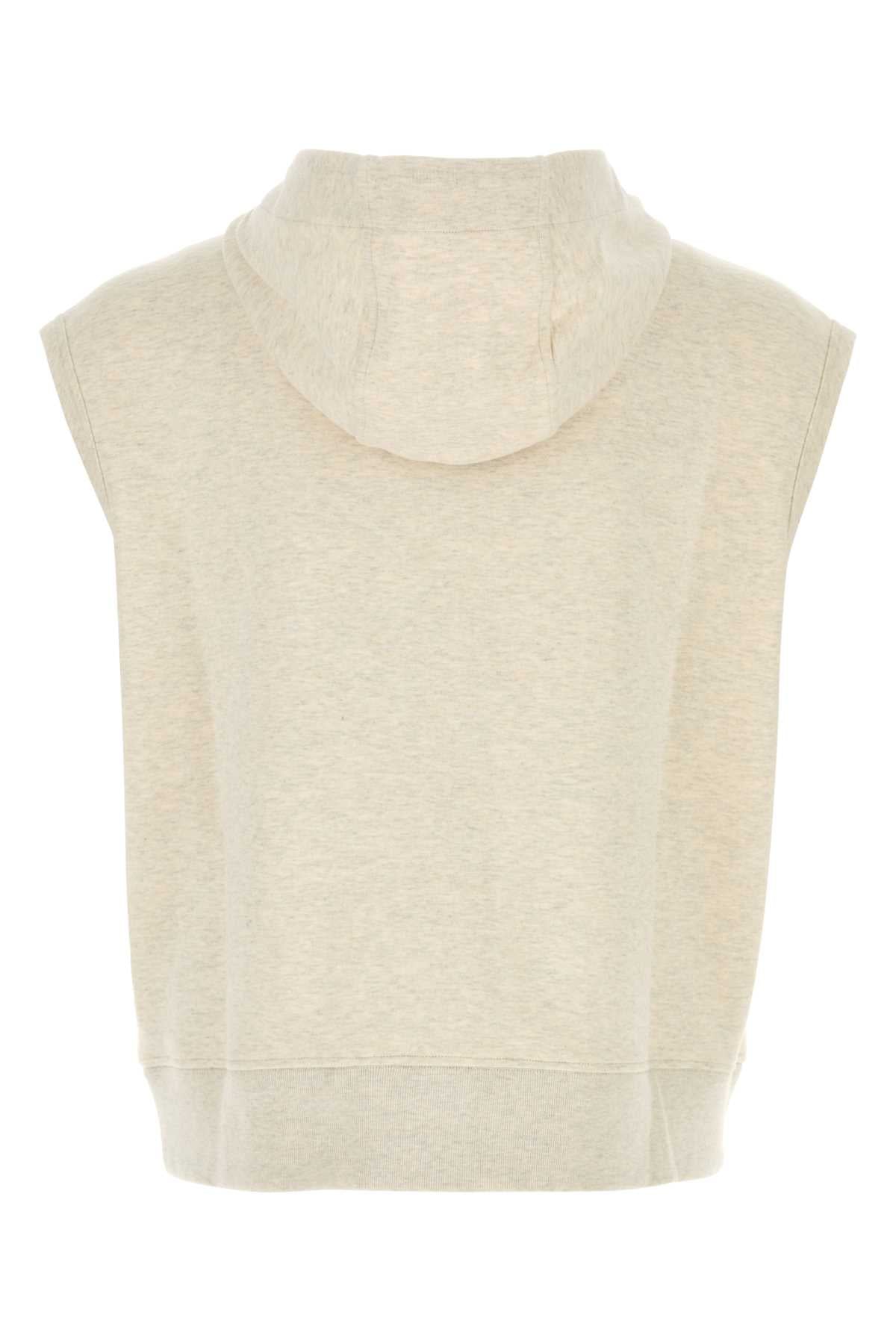 Fendi Men Melange Crema Stretch Sweatshirt FENDI