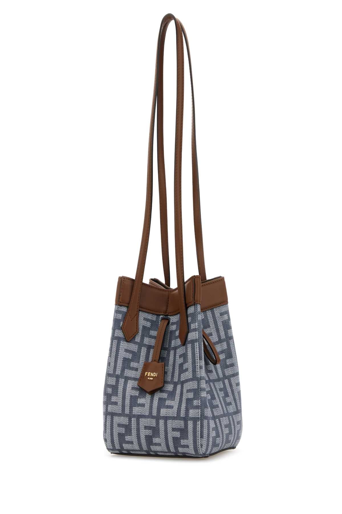 Fendi Women Embroidered Fabric Mini Origami Shoulder Bag FENDI