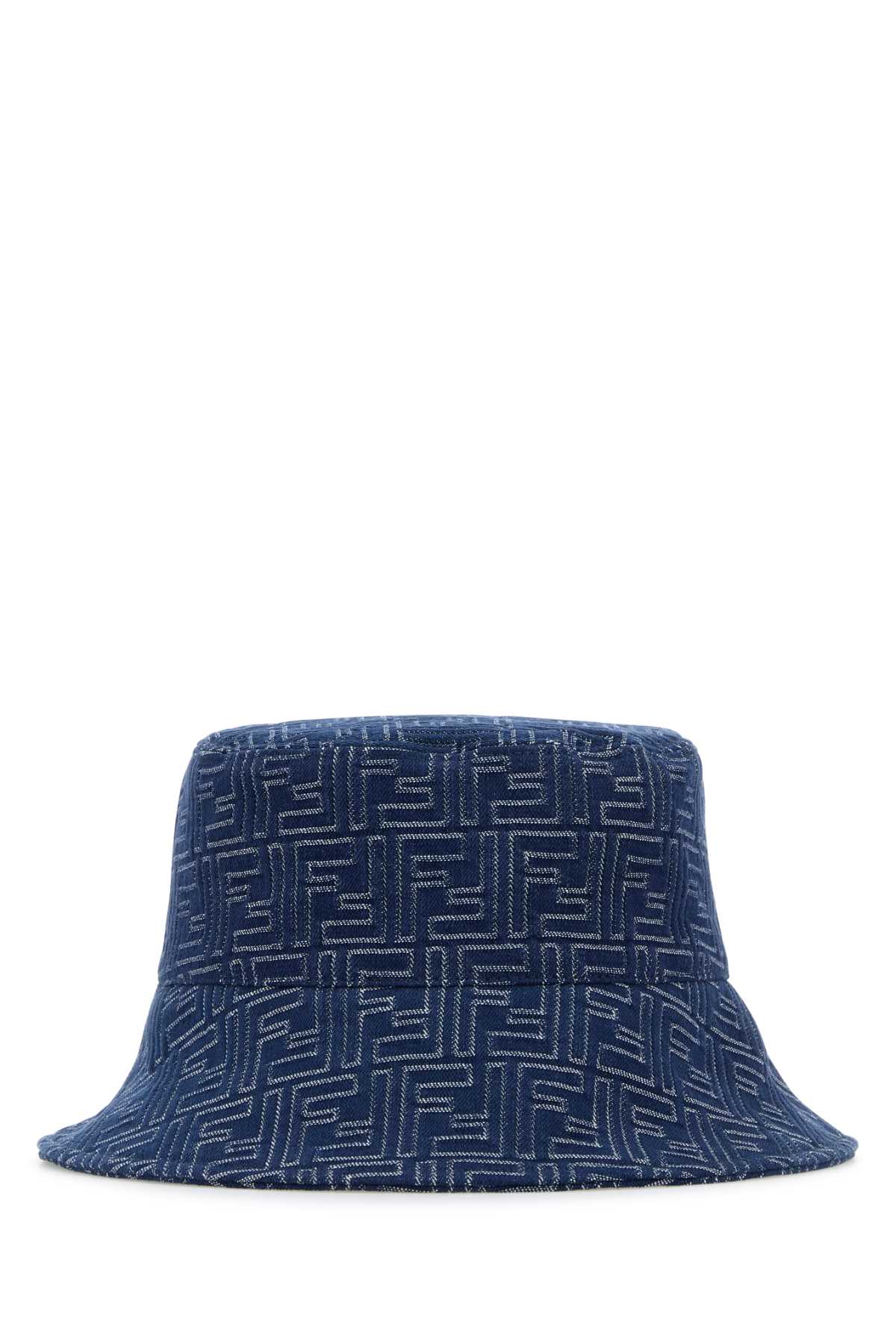 Fendi Men Embroidered Deim Bucket Hat FENDI