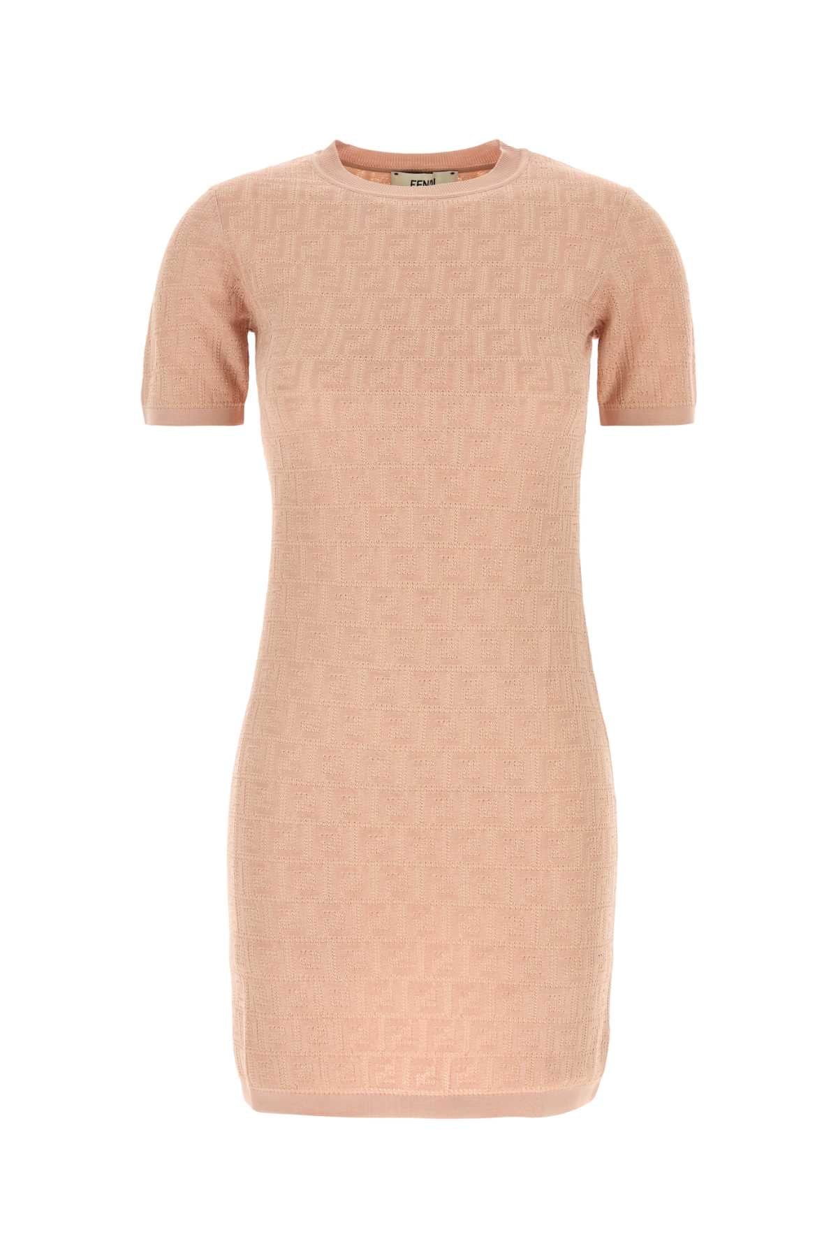 Fendi Women Pink Cotton Blend Dress FENDI