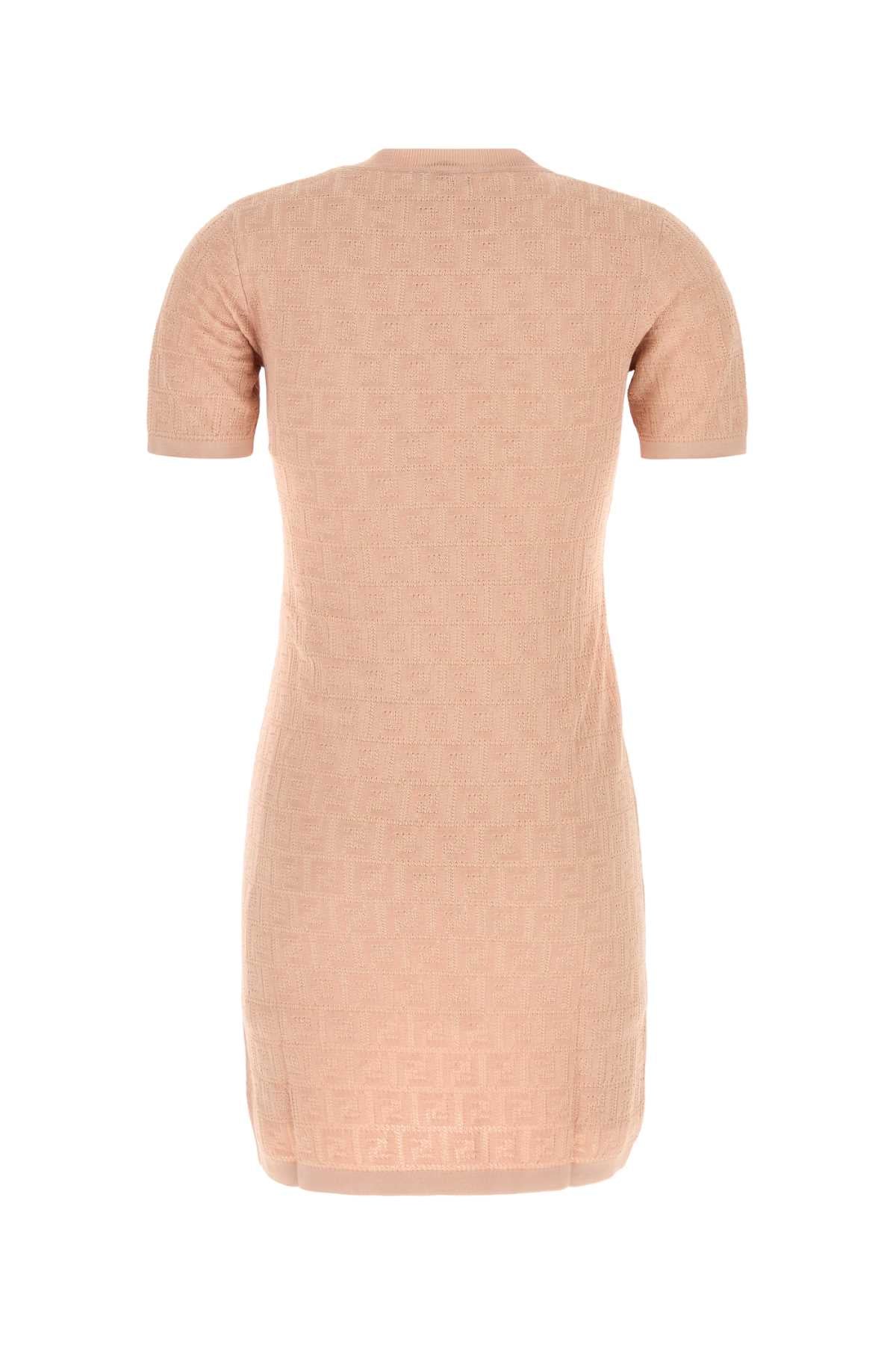 Fendi Women Pink Cotton Blend Dress FENDI