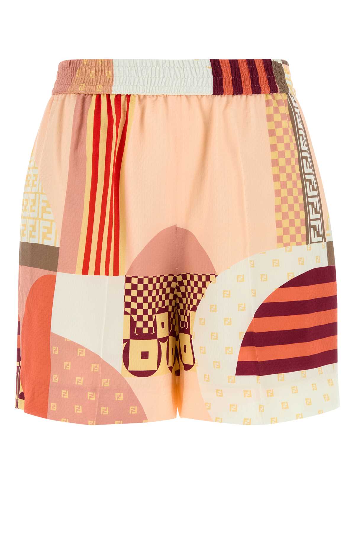 Fendi Women Printed Crepe Shorts FENDI
