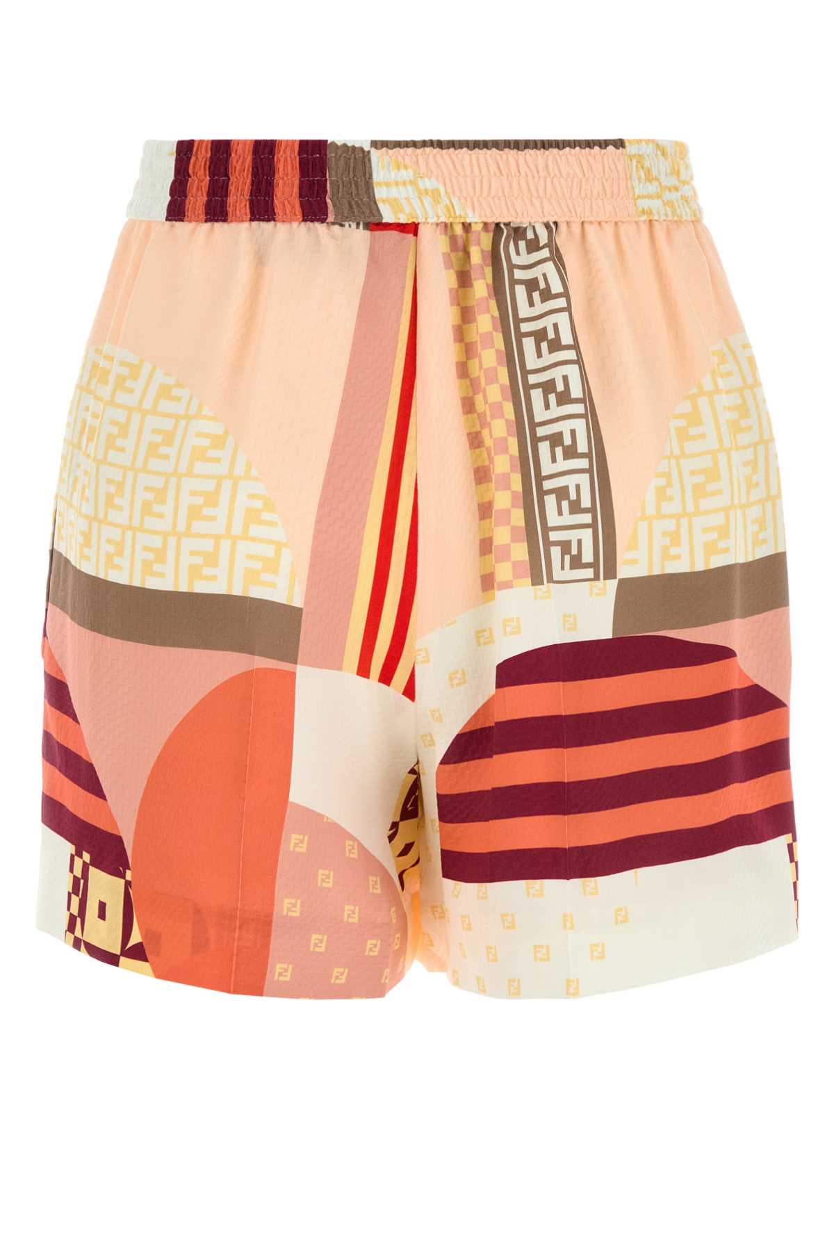 Fendi Women Printed Crepe Shorts FENDI