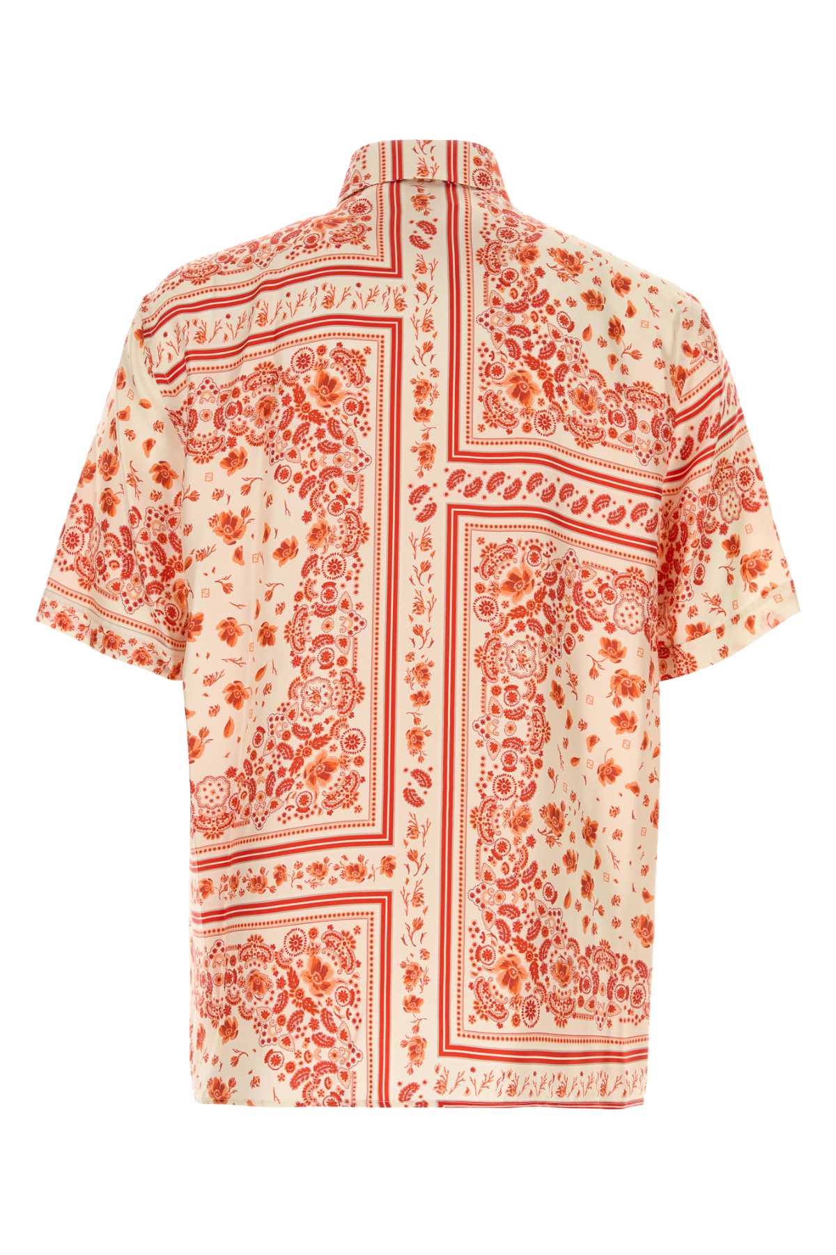 Fendi Men Printed Silk Shirt FENDI