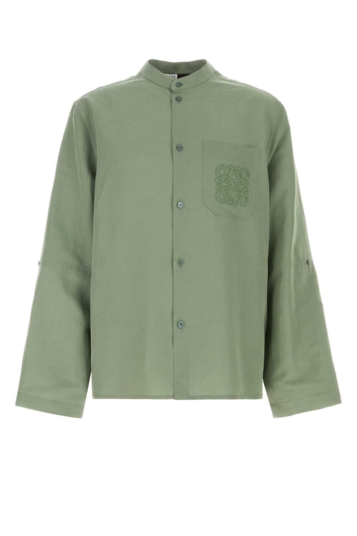 Loewe Paula's Ibiza Men Green Viscose Blend Paula S Ibiza Shirt LOEWE