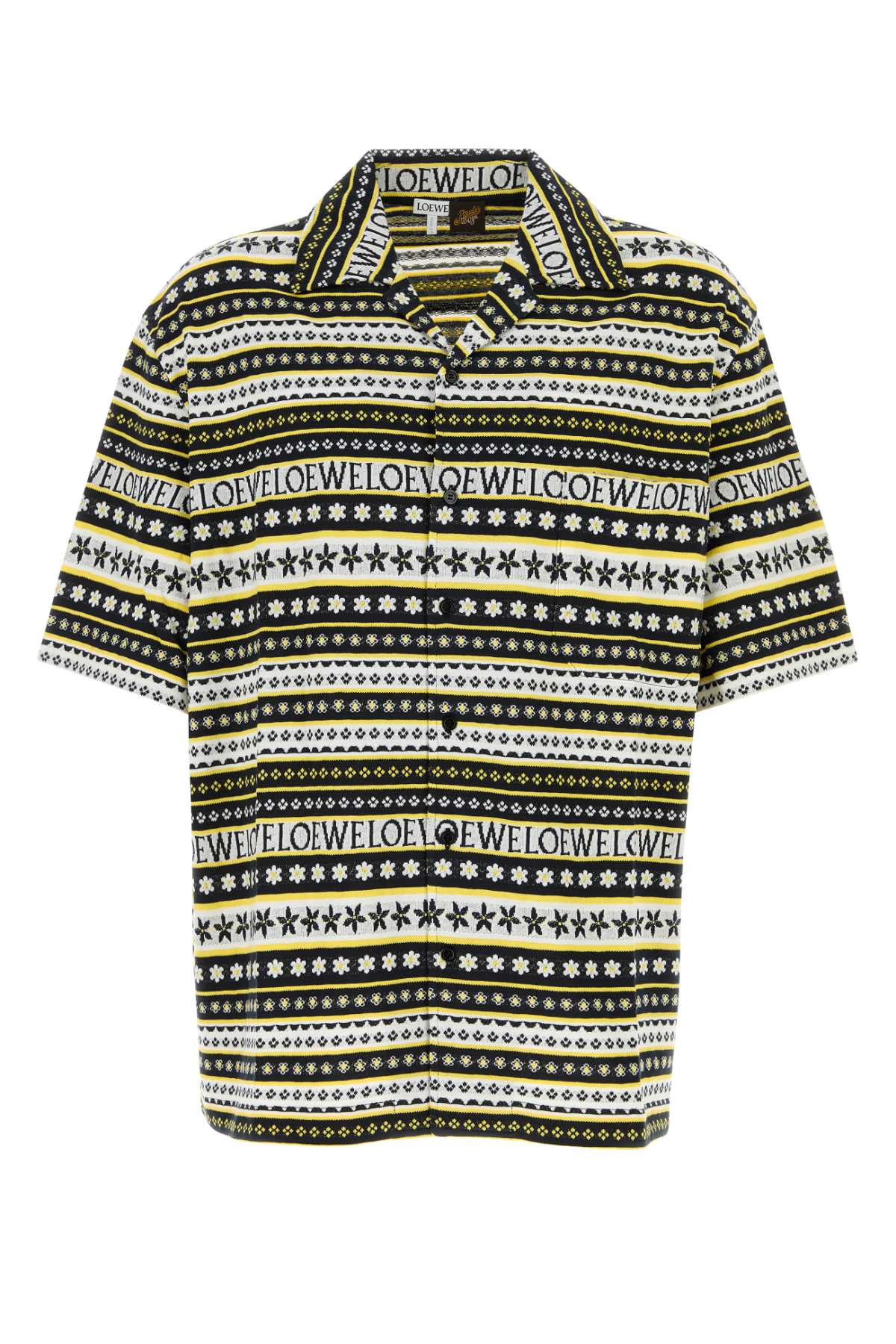 Loewe Paula's Ibiza Men Embroidered Cotton Paula S Ibiza Shirt LOEWE