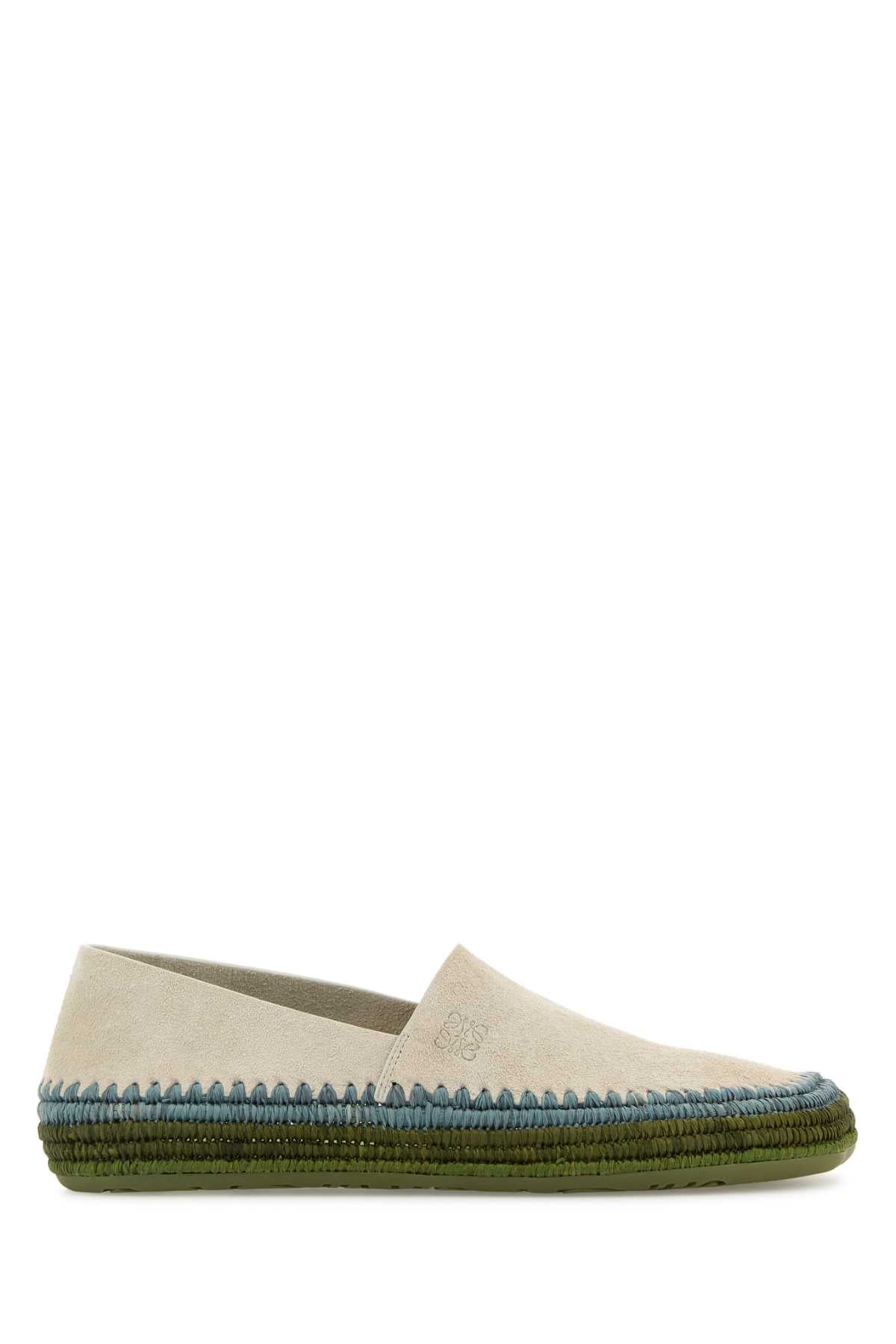 Loewe Paula's Ibiza Men Chalk Suede Paula S Ibiza Rio Espadrilles LOEWE