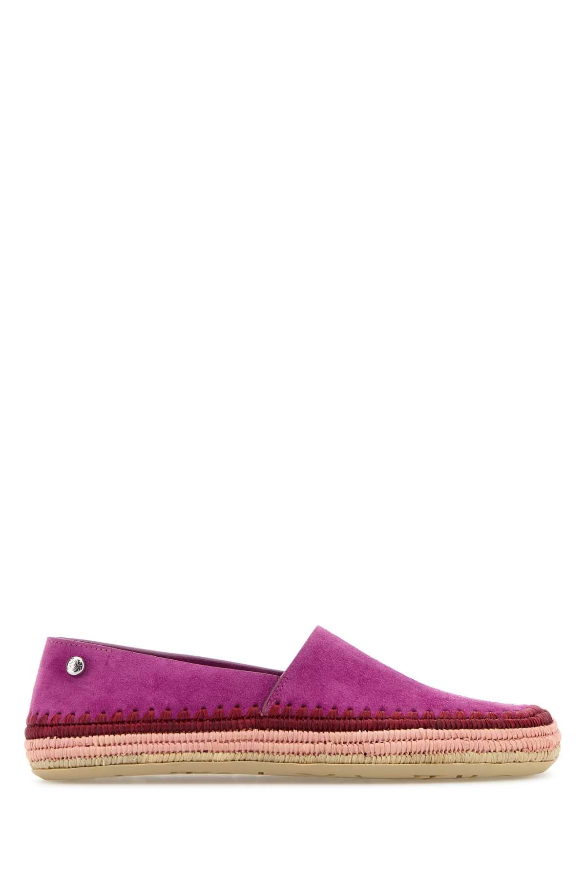 Loewe Paula's Ibiza Women Fuchsia Suede Paula S Ibiza Rio Espadrilles LOEWE