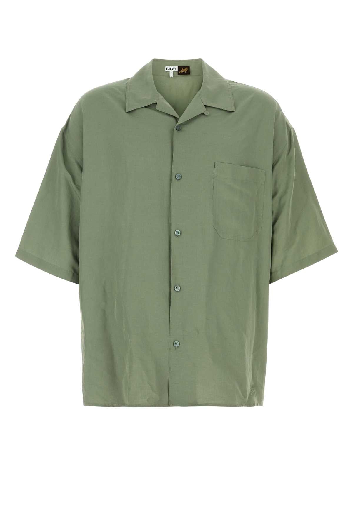Loewe Paula's Ibiza Men Green Viscose Blend Paula S Ibiza Shirt LOEWE
