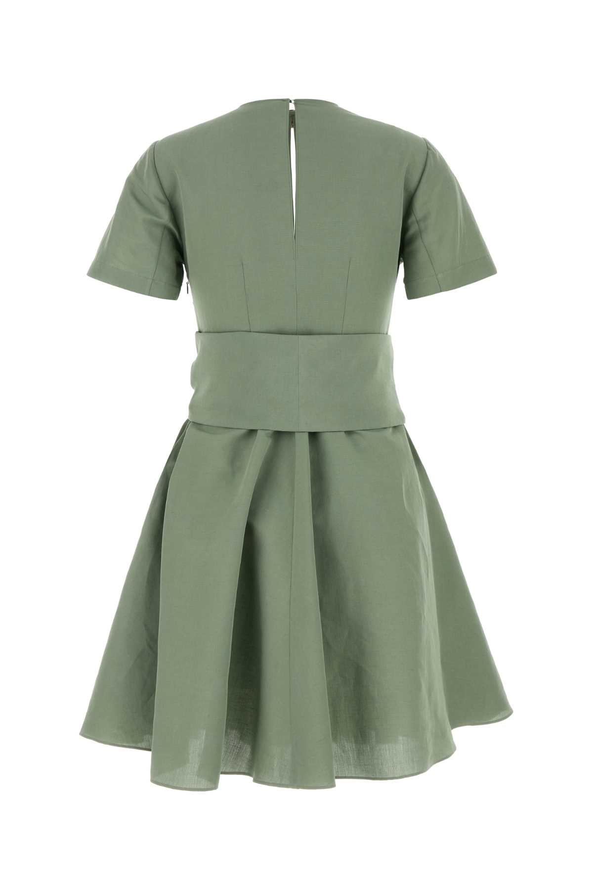 Loewe Paula's Ibiza Women Sage Green Viscose Blend Paula S Ibiza Dress LOEWE