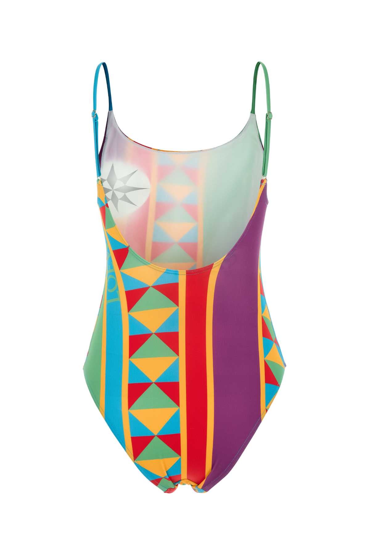 Loewe Paula's Ibiza Women Printed Stretch Nylon Paula S Ibiza Swimsuit LOEWE