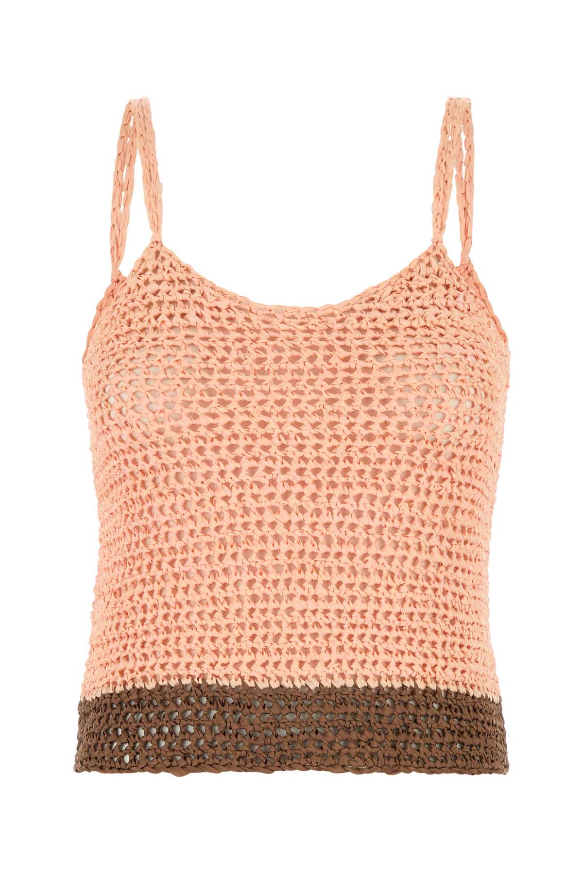 Loewe Paula's Ibiza Women Two-Tone Crochet Paula S Ibiza Top LOEWE