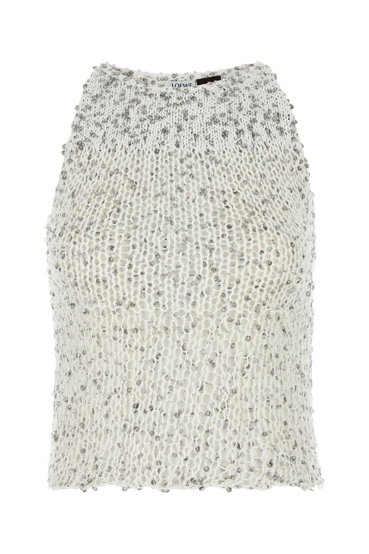 Loewe Paula's Ibiza Women Embellished Cotton Blend Paula S Ibiza Top LOEWE