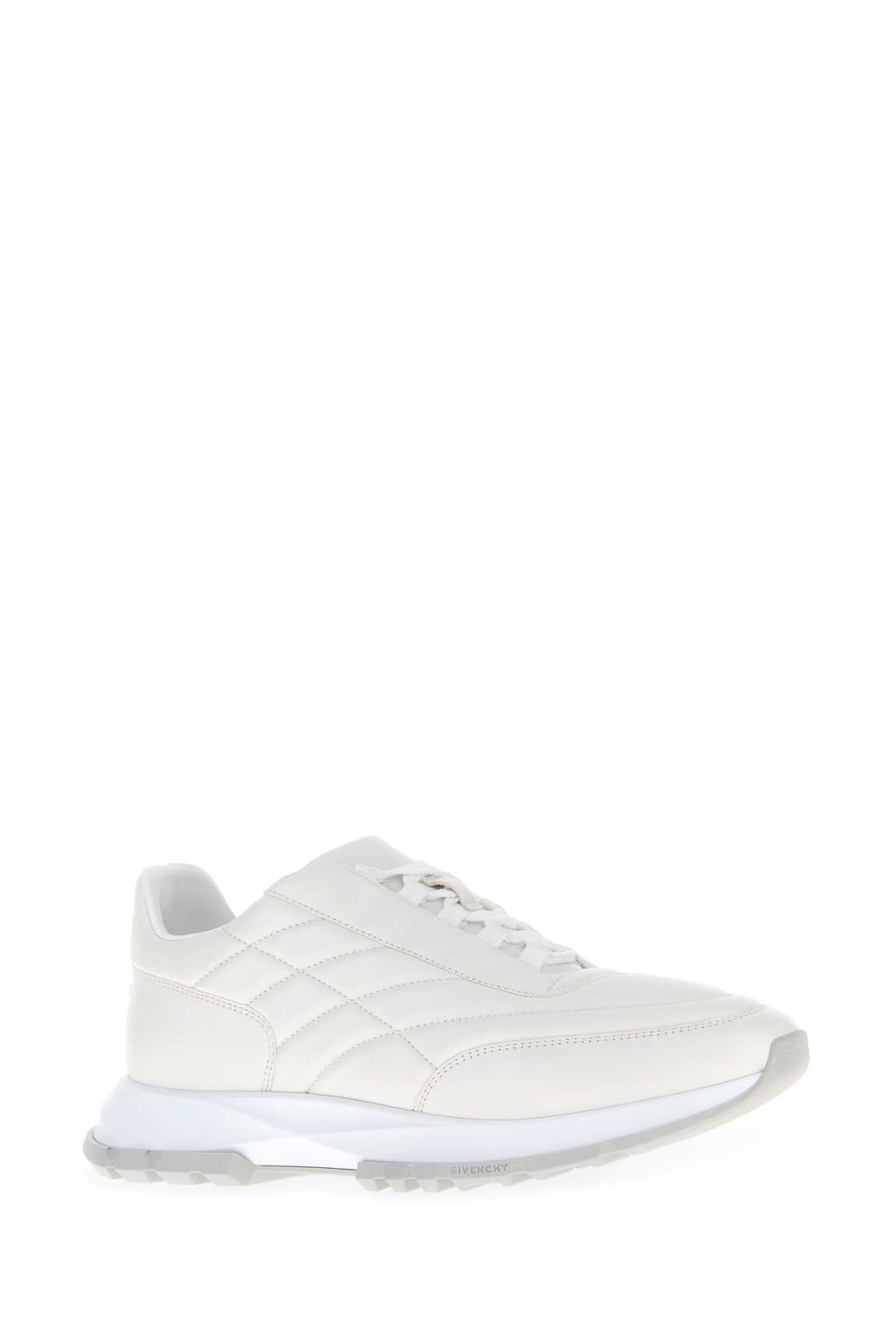 Givenchy Men White Leather Trainers Sneakers