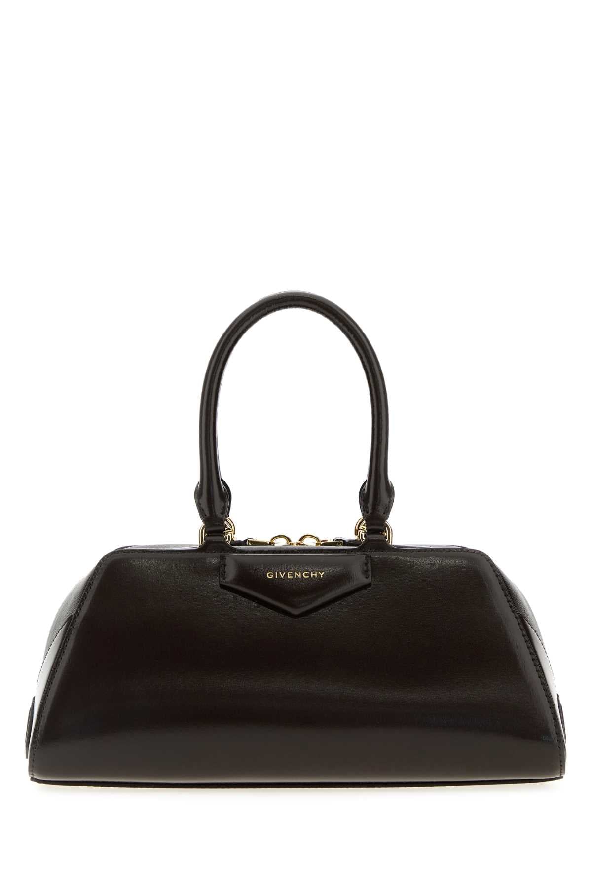 Givenchy Women Chocolate Leather Small Antigona Handbag GIVENCHY