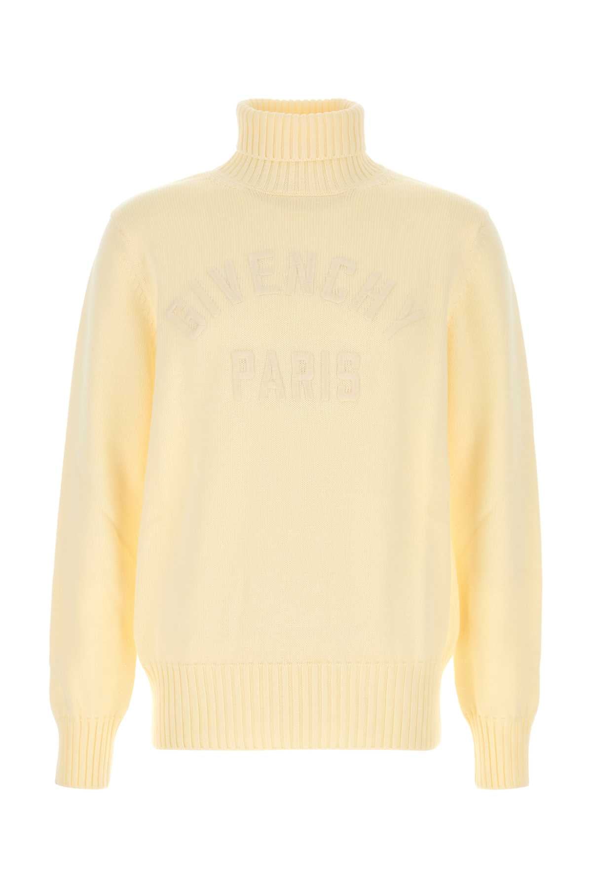 Givenchy Men Cream Cotton Sweater GIVENCHY
