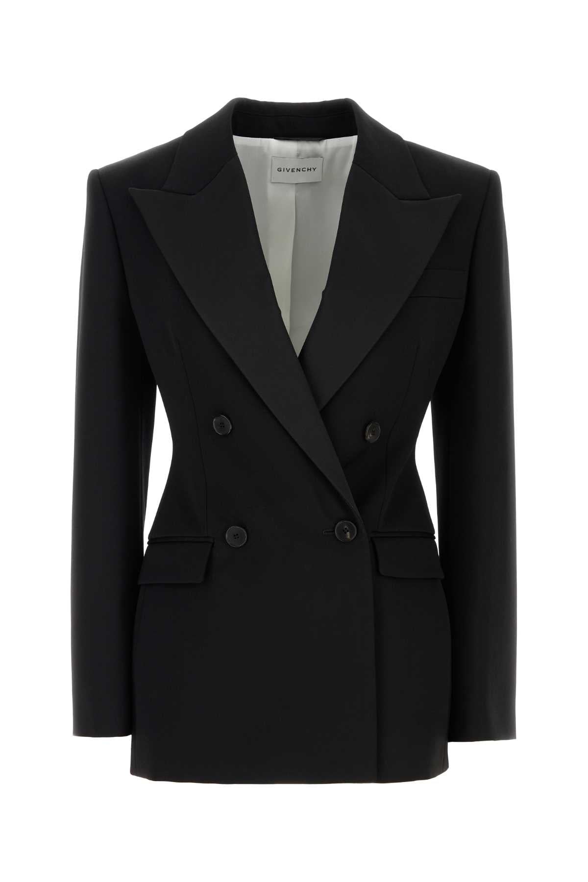 Givenchy Women Black Wool Blazer GIVENCHY