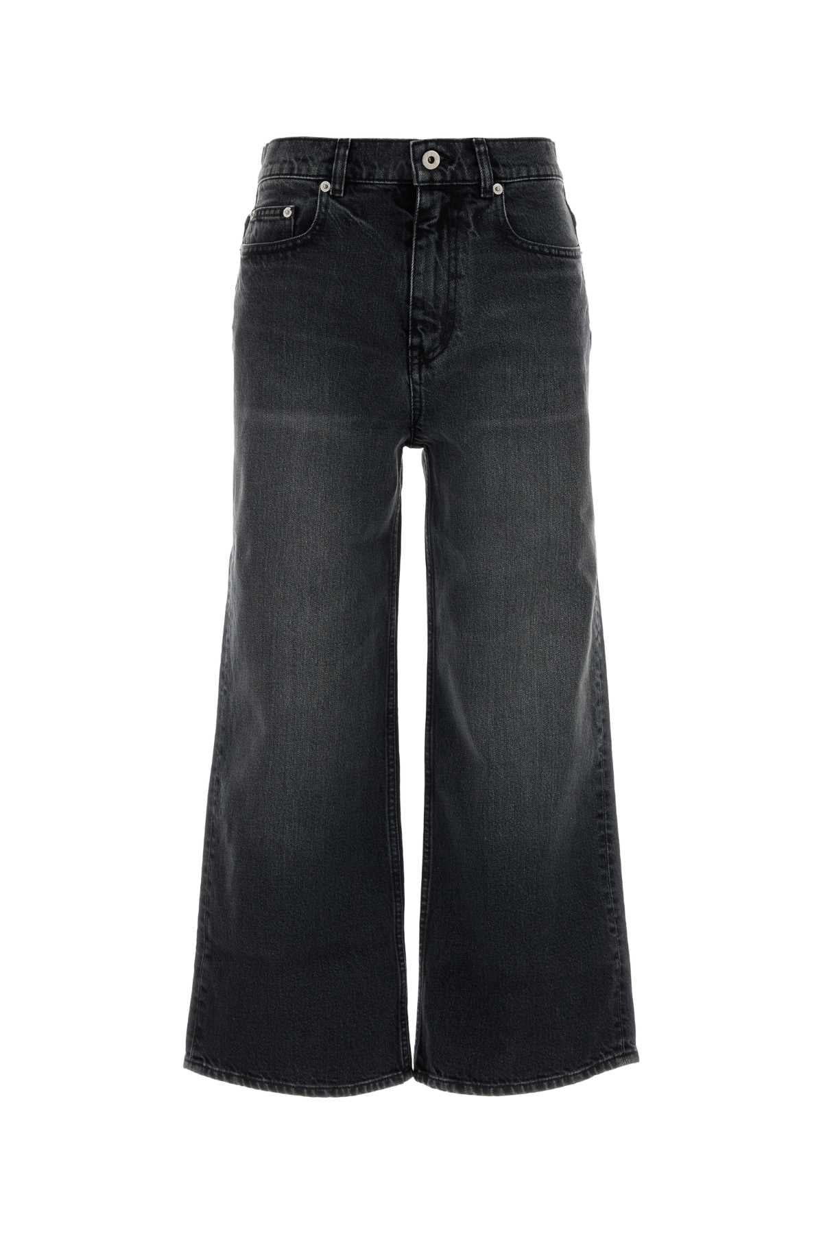 Kenzo Women Black Stretch Denim Jeans KENZO